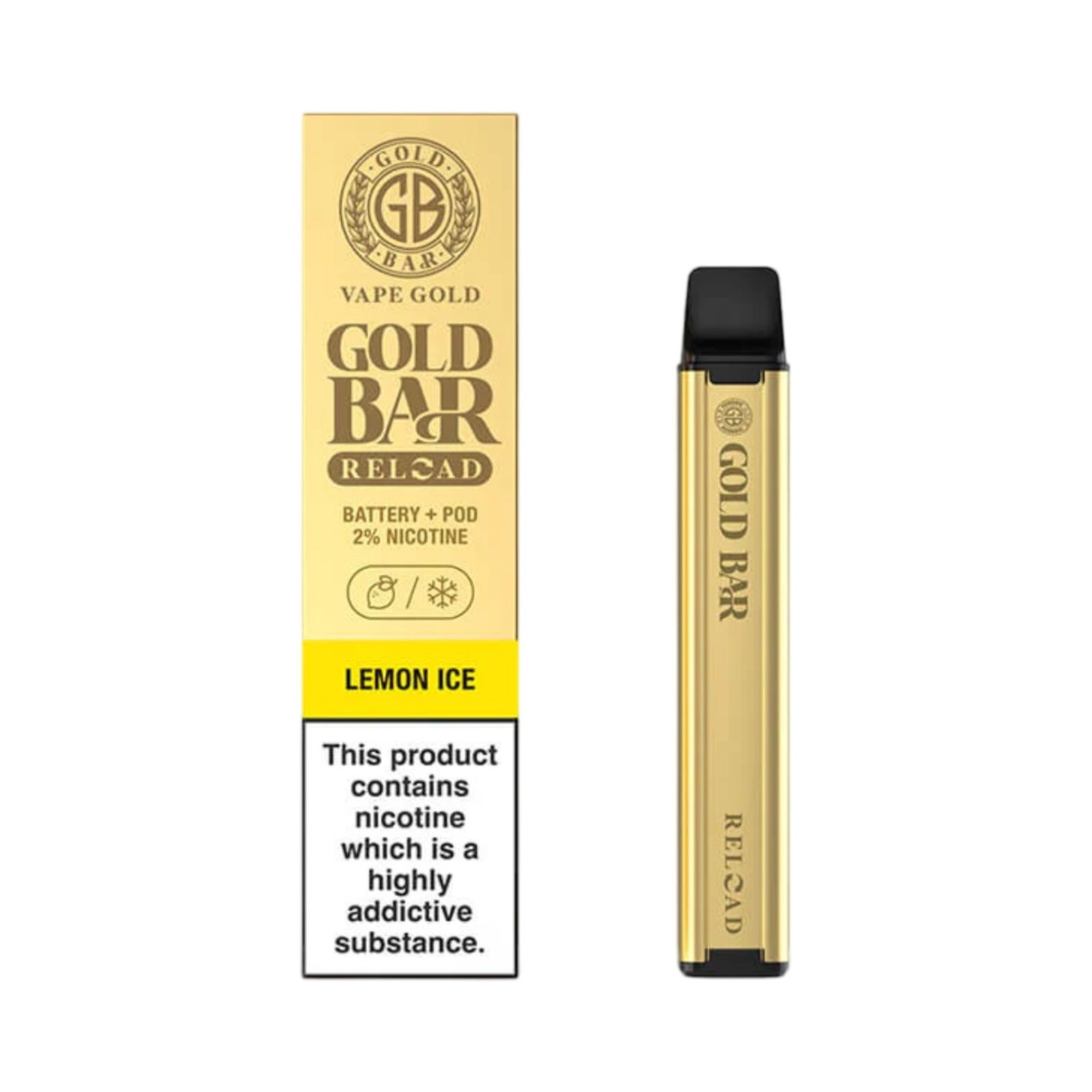 GOLD BAR RELOAD LEMON ICE FLAVOUR