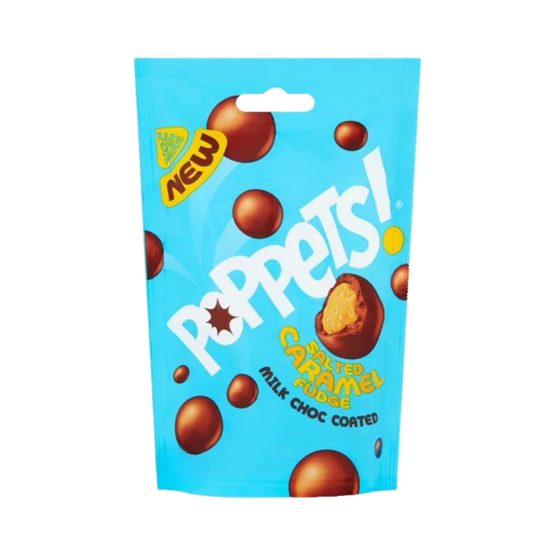 POPPETS SALTED CARAMEL FUDGE 95g