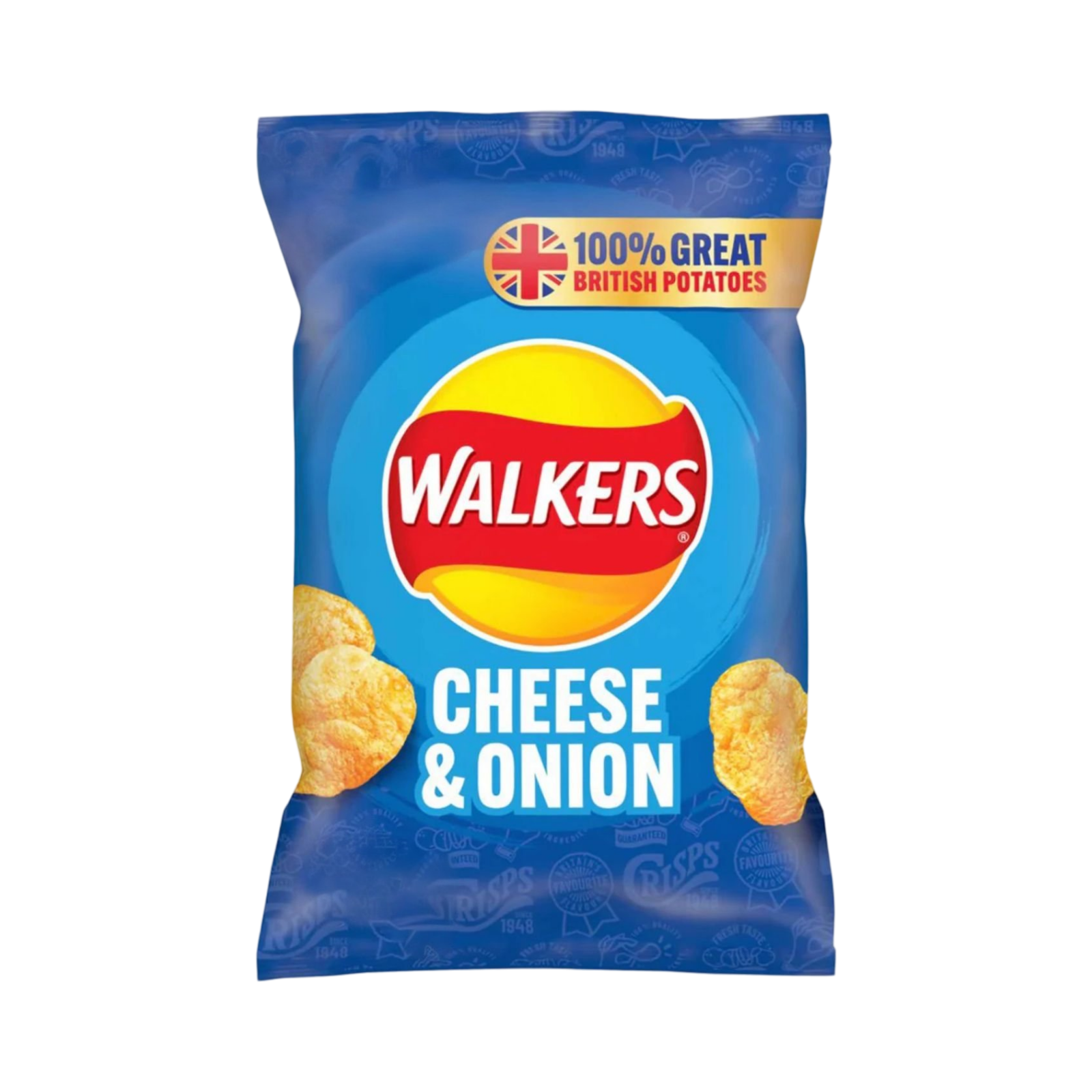 WALKERS CHEESE & ONION CRISPS 70g