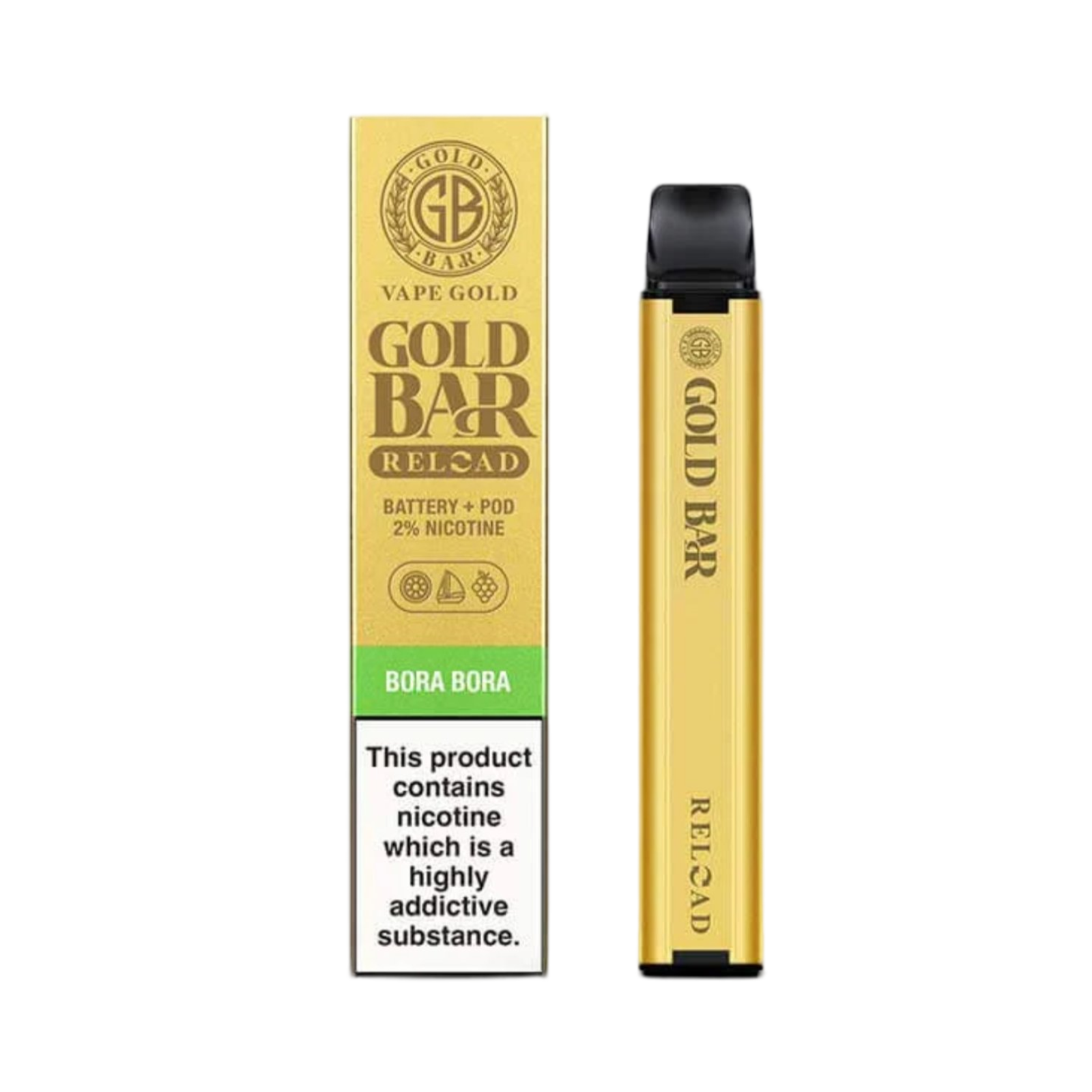 GOLD BAR BORA BORA RELOAD VAPE