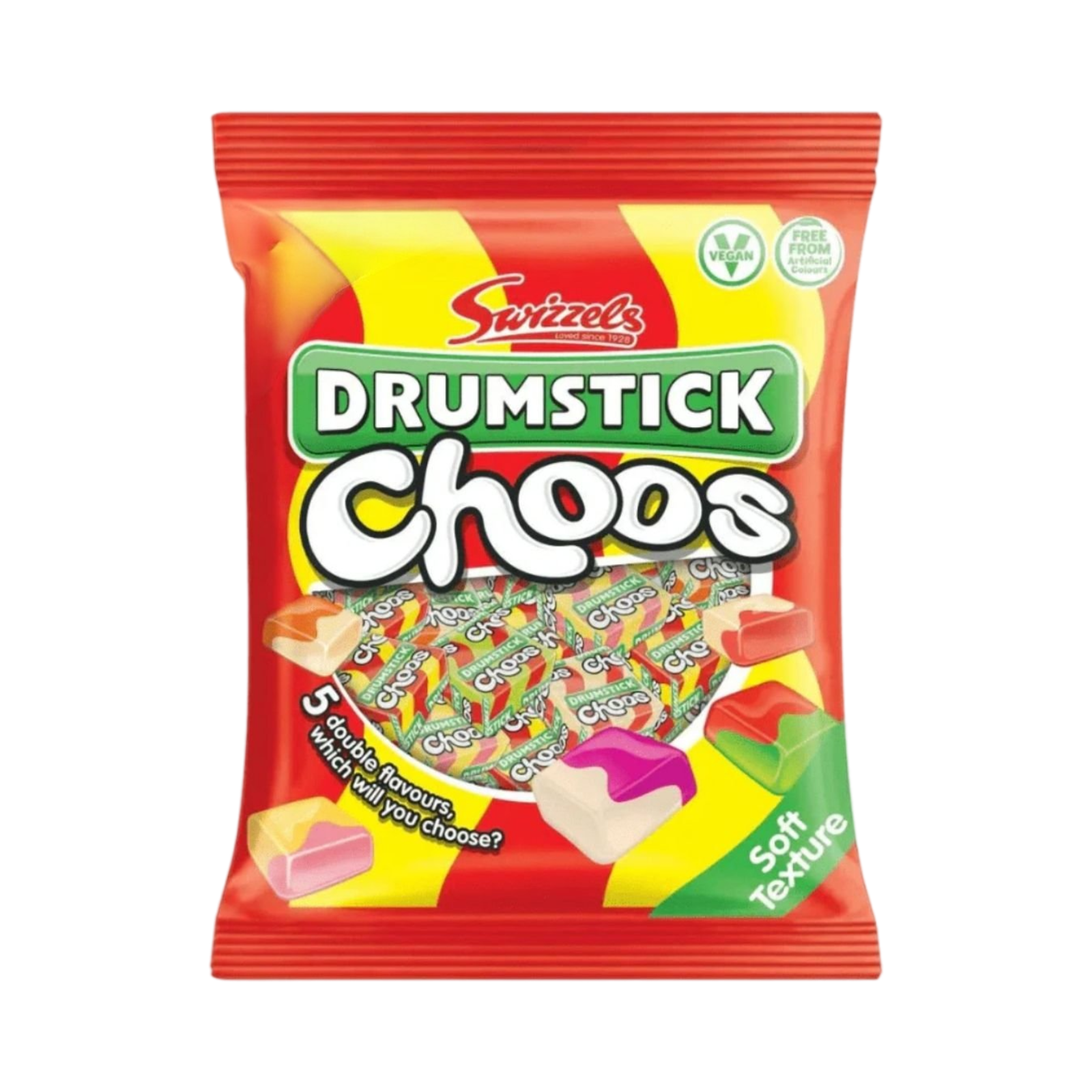 SWIZZELS DRUMSTICKS CHOOS 115g PACKET