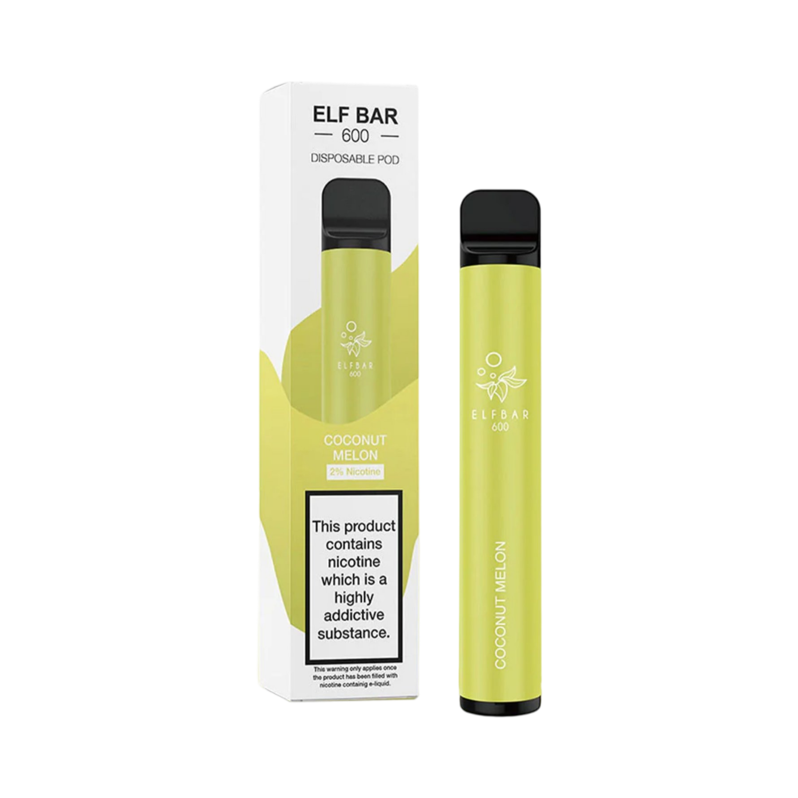 ELF BAR 600 COCONUT MELON FLAVOUR DISPOSABLE VAPE