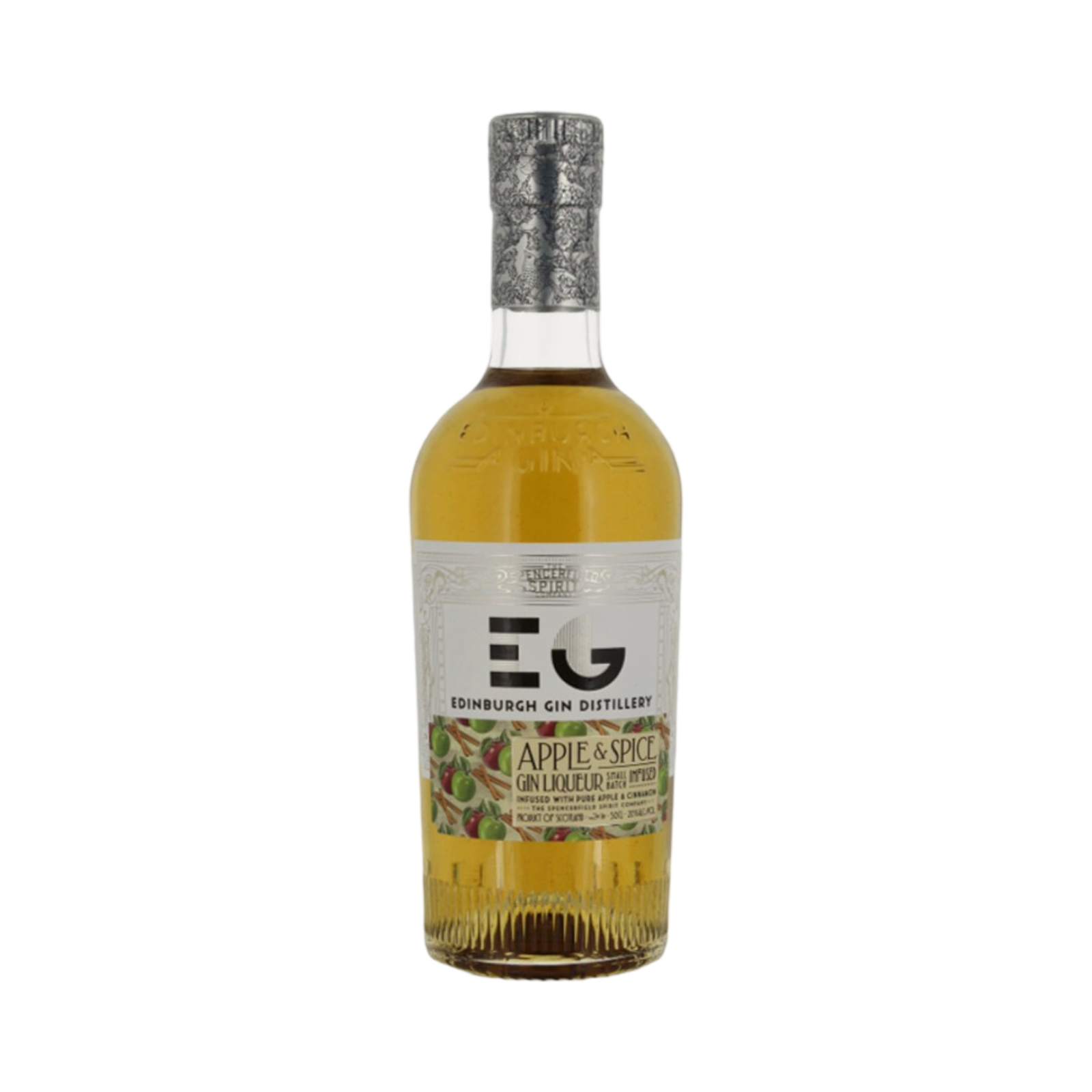 EDINBURGH APPLE & SPICE GIN LIQUEUR 50cl BOTTLE