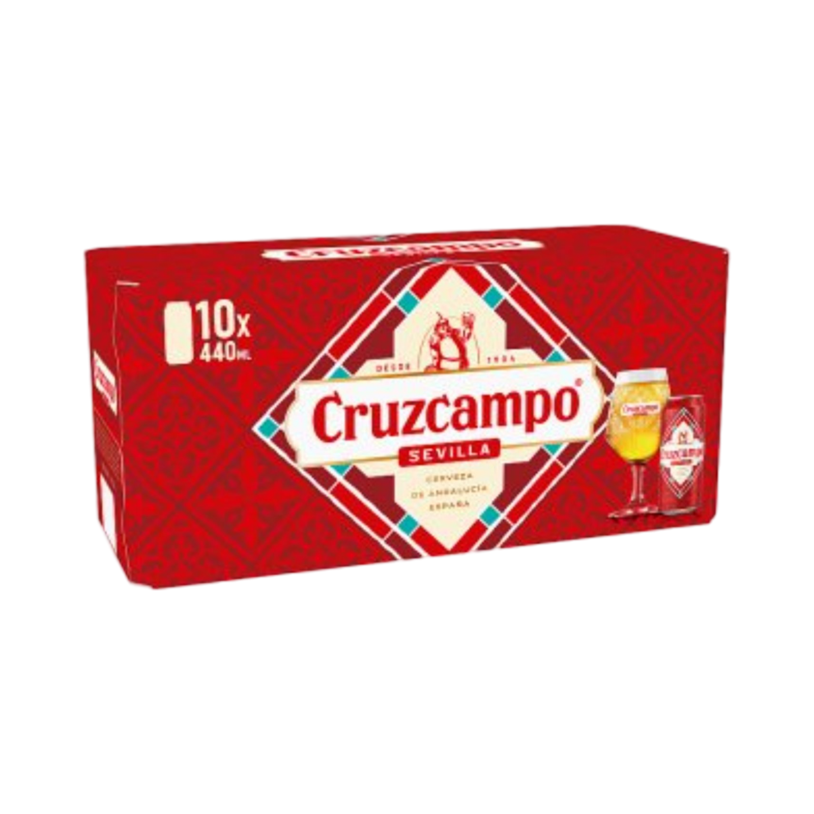 CRUZCAMPO SEVILLA  BEER 10 x 440ml CANS