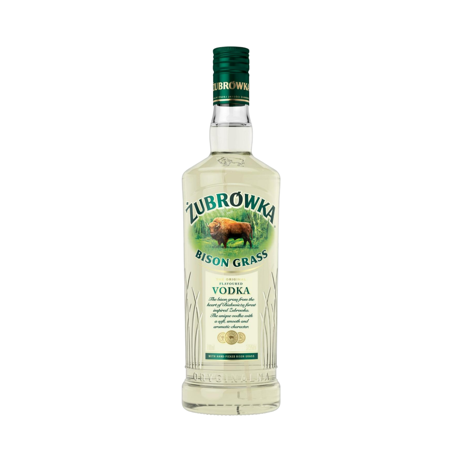 ZUBROWKA BISON GRASS FLAVOURED VODKA 70cl BOTTLE