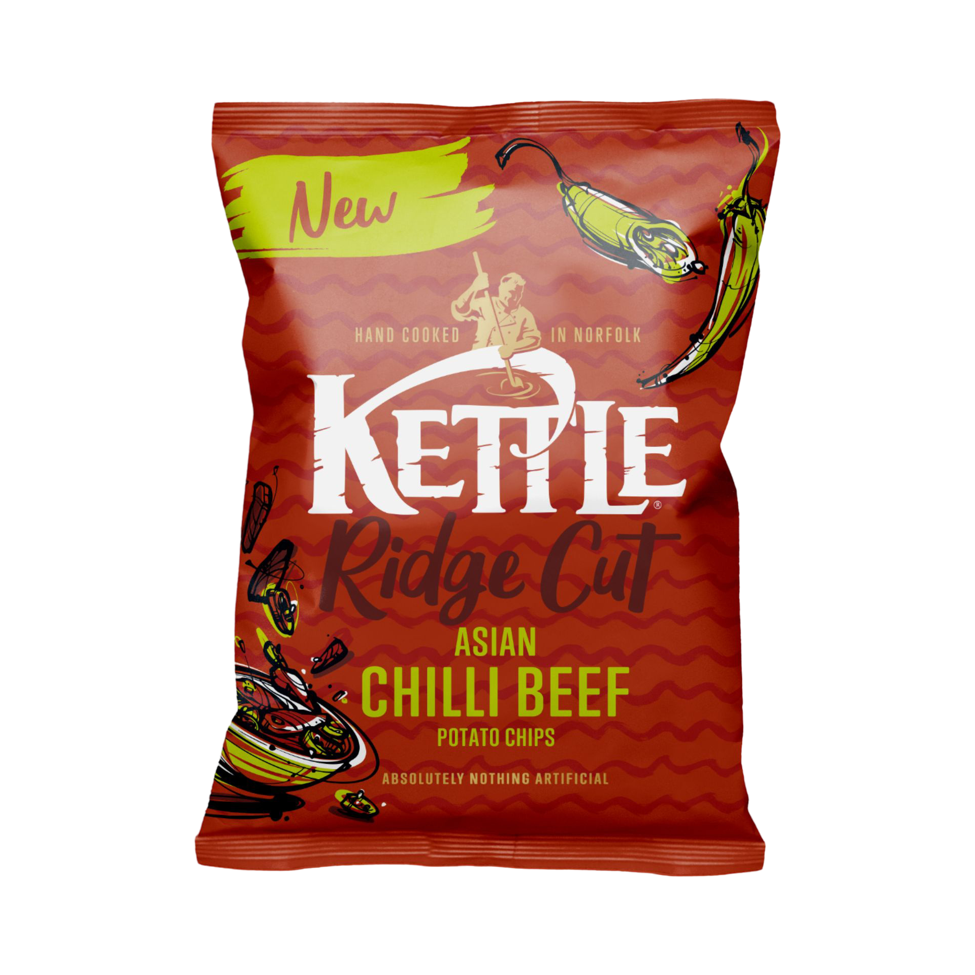 KETTLE ASIAN CHILLI BEEF  CHIPS 80g