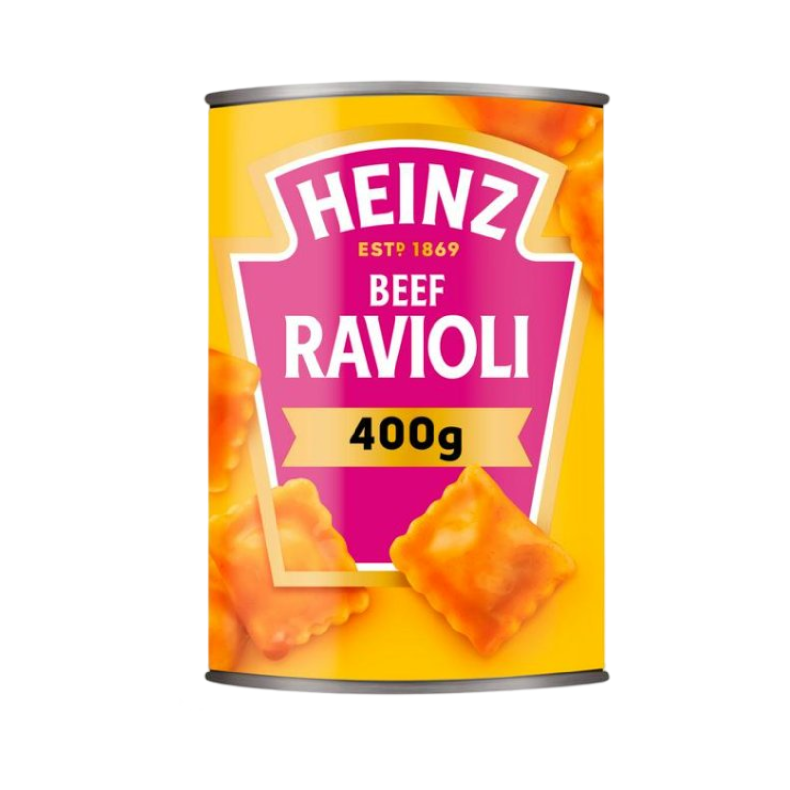 HEINZ BEEF RAVIOLI IN JUICY TOMATO SAUCE 400g