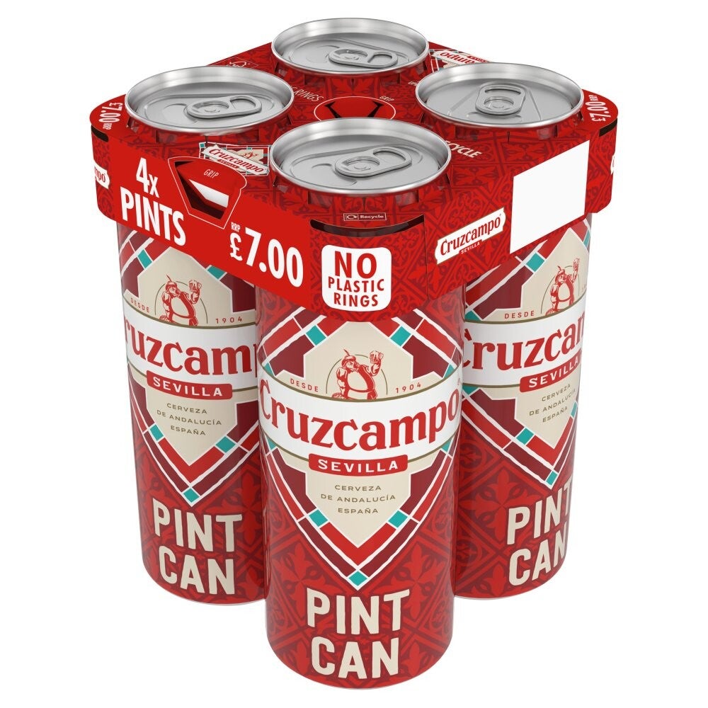 CRUZCAMPO SEVILLA  BEER 4x568ml CANS