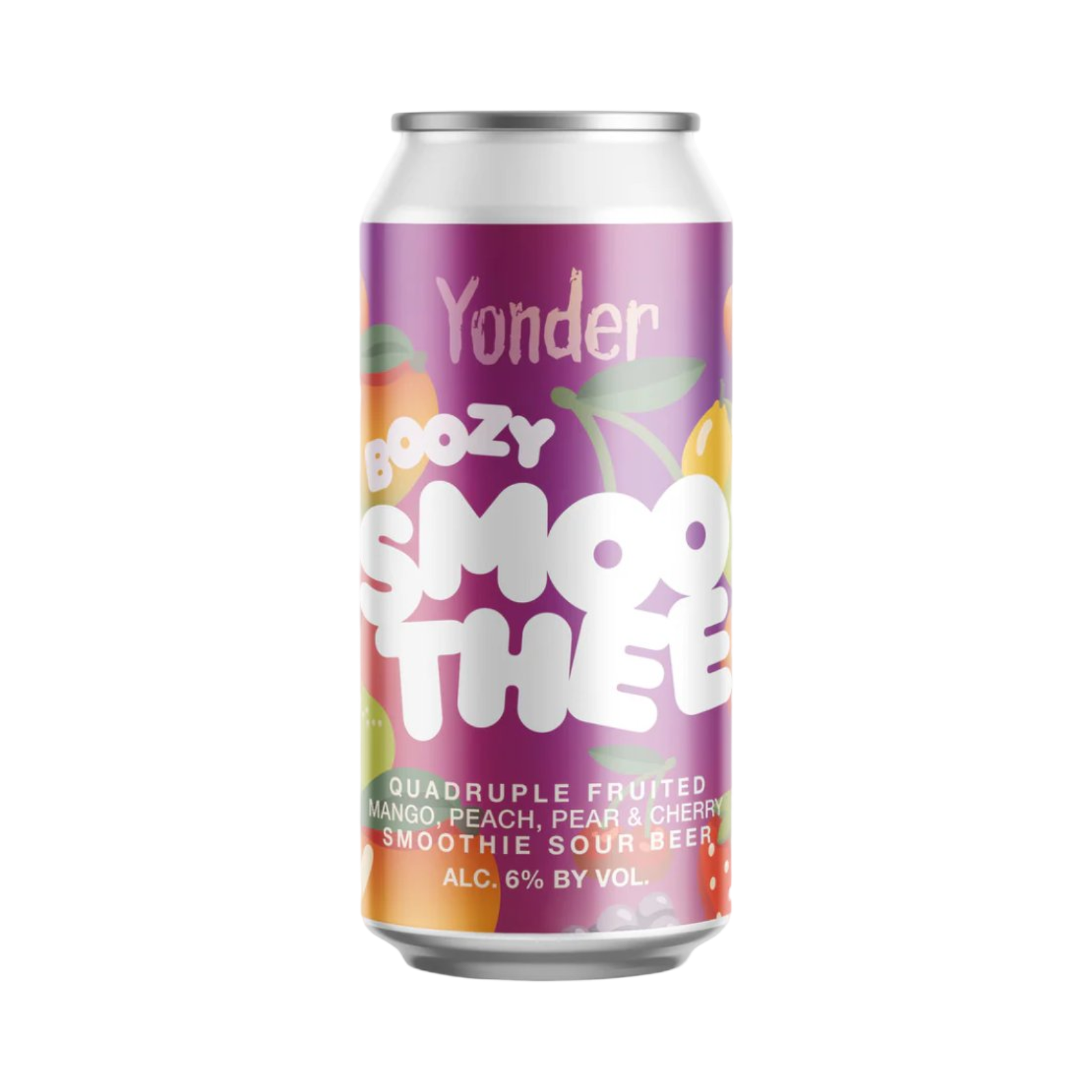 YONDER BREWING BOOZY SMOOTHIE FRUITED SOUR BEER 440ml CAN