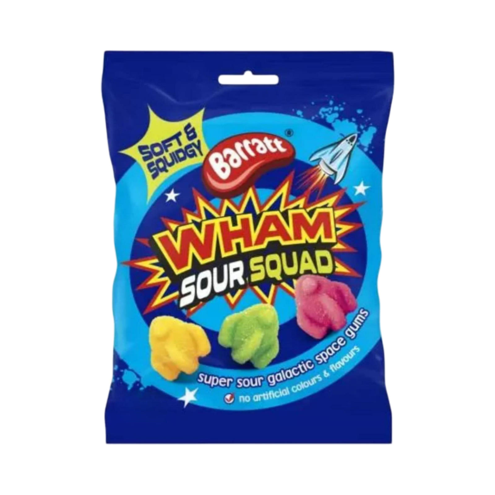 BARRATT WHAM SOUR SQUAD 94g PACKET