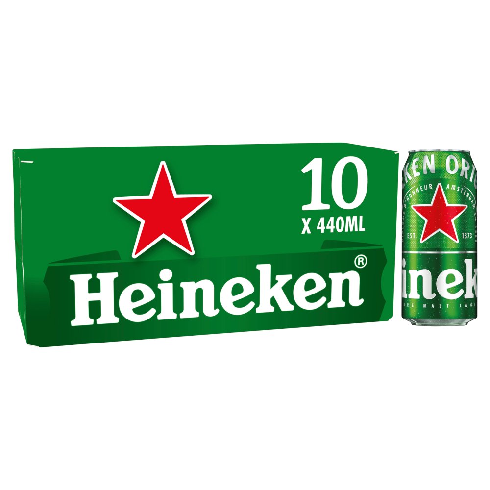 HEINEKEN PREMIUM LAGER 10x440ml CAN