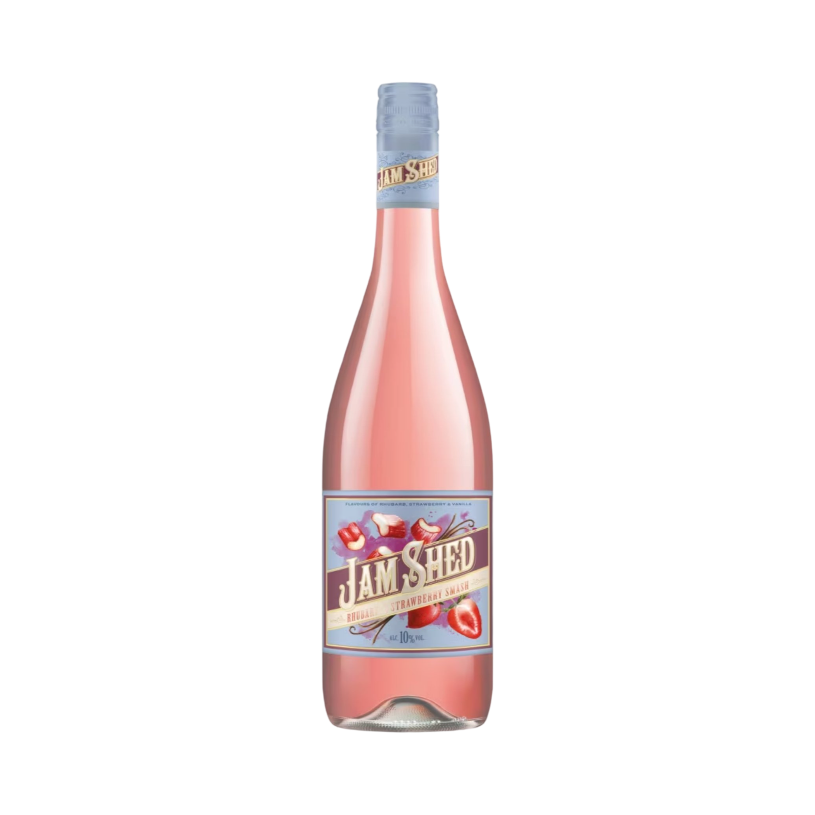 JAM SHED RHUBARB & STRAWBERRY SMASH 75cl BOTTLE