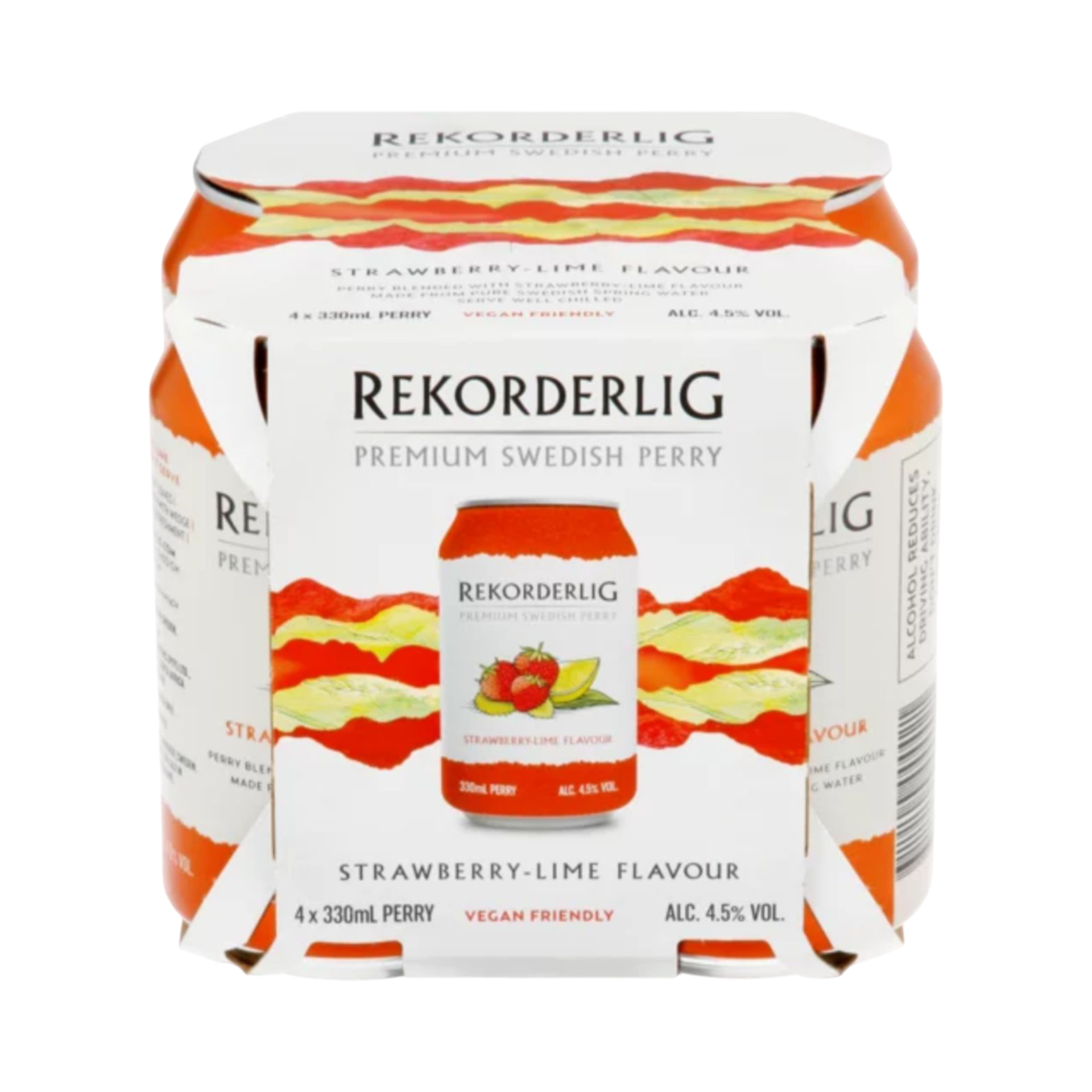 REKORDERLIG STRAWBERRY LIME CIDER 4x330ml CAN