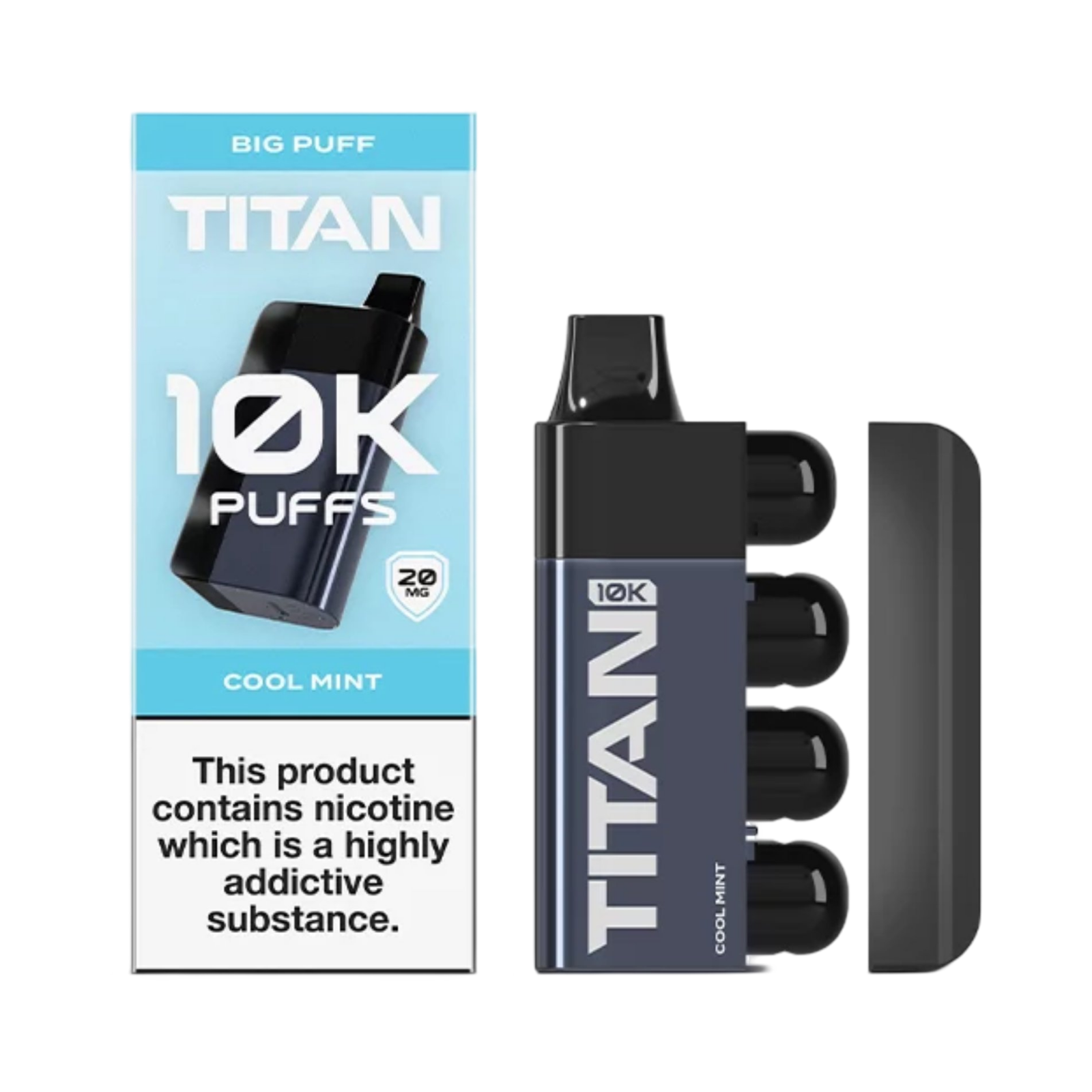 TITAN 10K PUFFS COOL MINT FLAVOUR