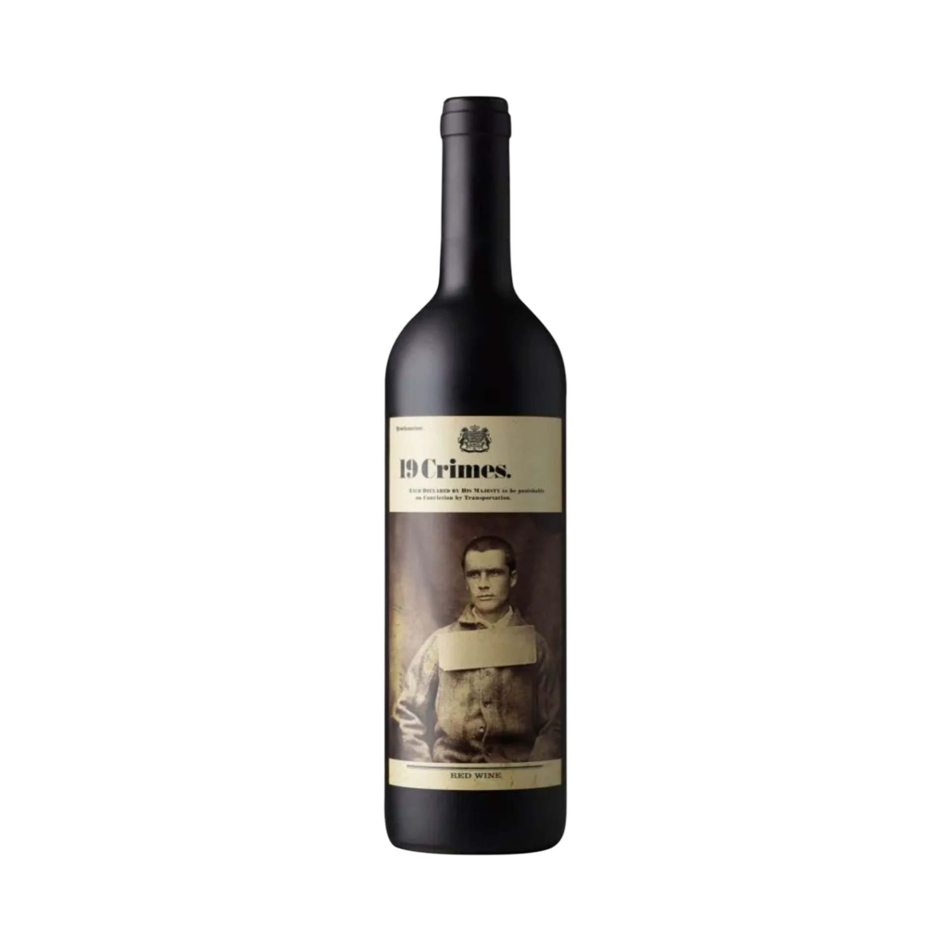 19 CRIMES RED WINE 75cl BOTTLE