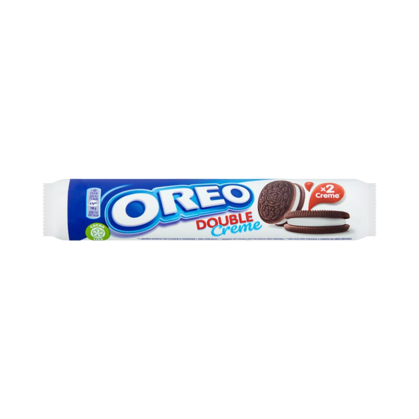 OREO DOUBLE CREAM SANDWICH BISCUITS 157g