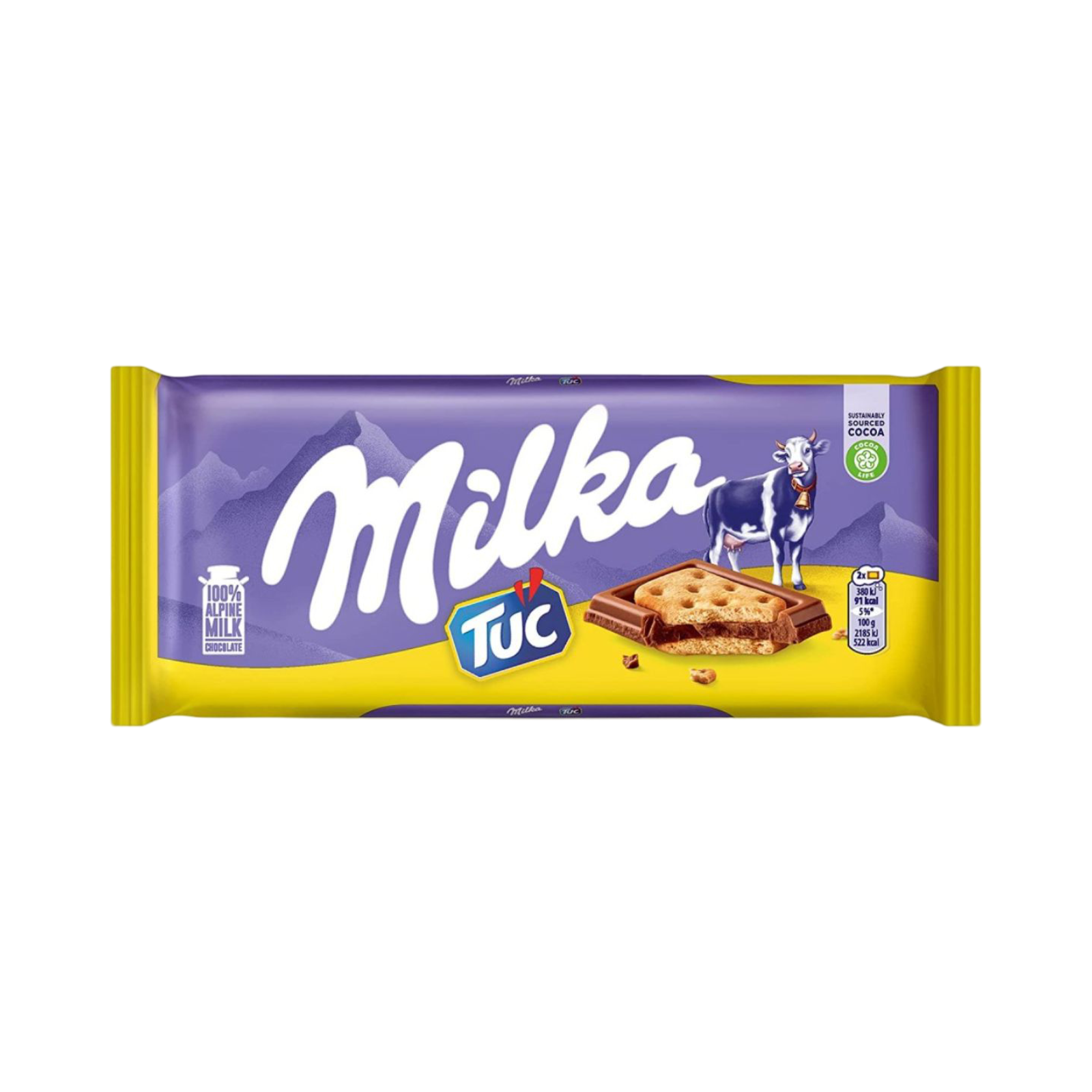 MILKA TIC BISCUIT CHOCOLATE BAR 87g