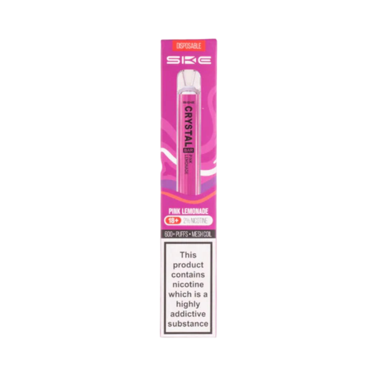 CRYSTAL BAR PINK LEMONADE DISPOSABLE VAPE