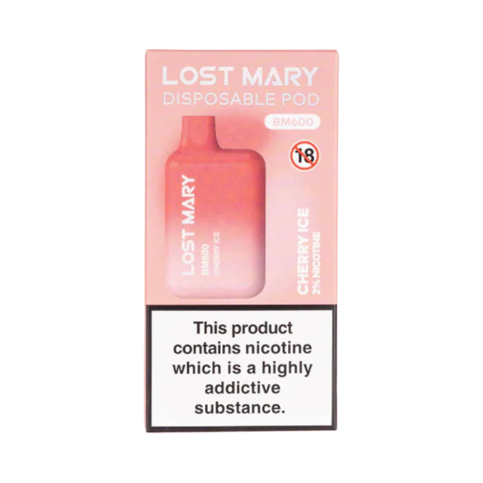 LOST MARY BM600 CHERRY ICE DISPOSABLE VAPE