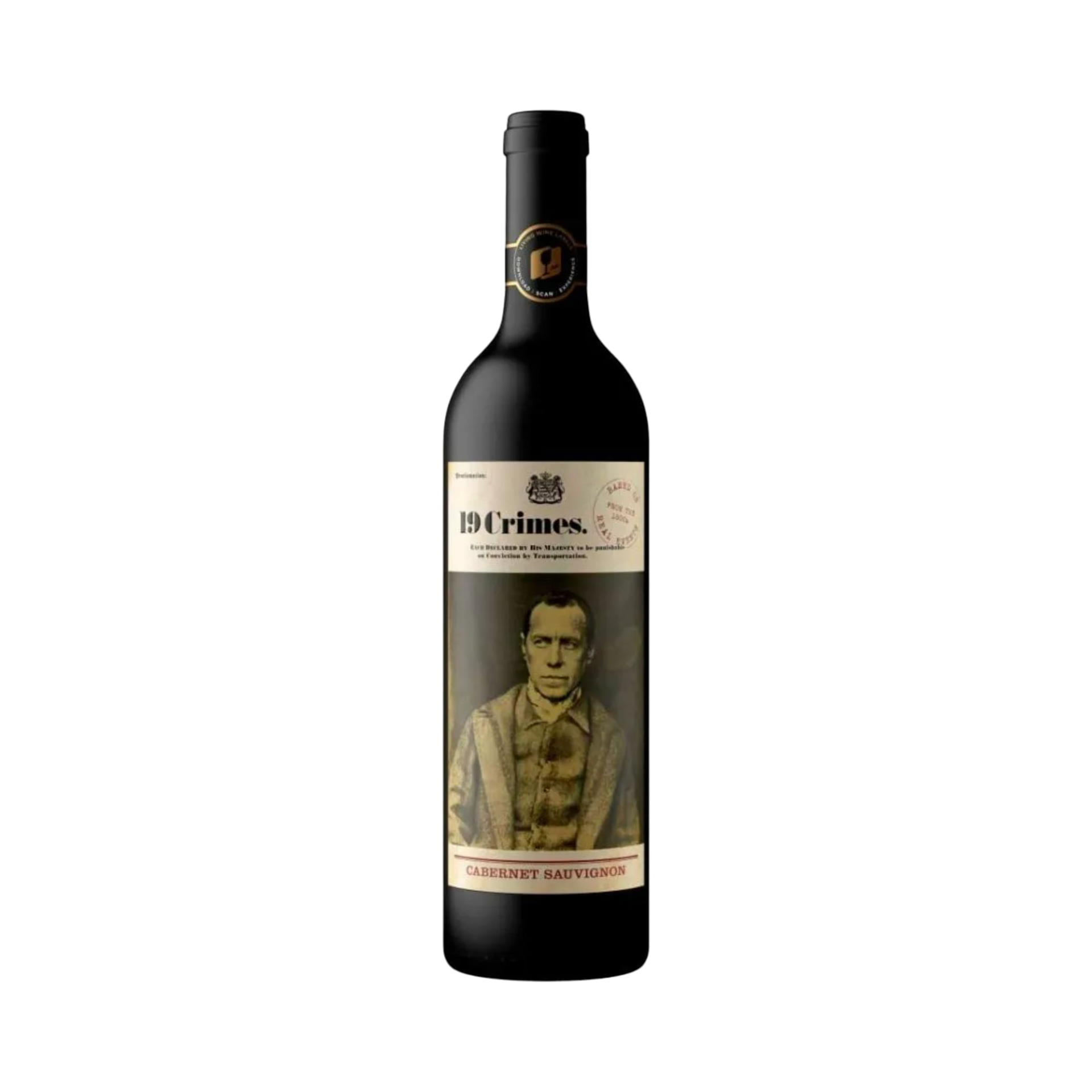 19 CRIMES CABERNET SAUVIGNON 75cl BOTTLE