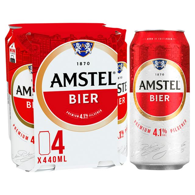 AMSTEL LAGER 4x440ml CAN