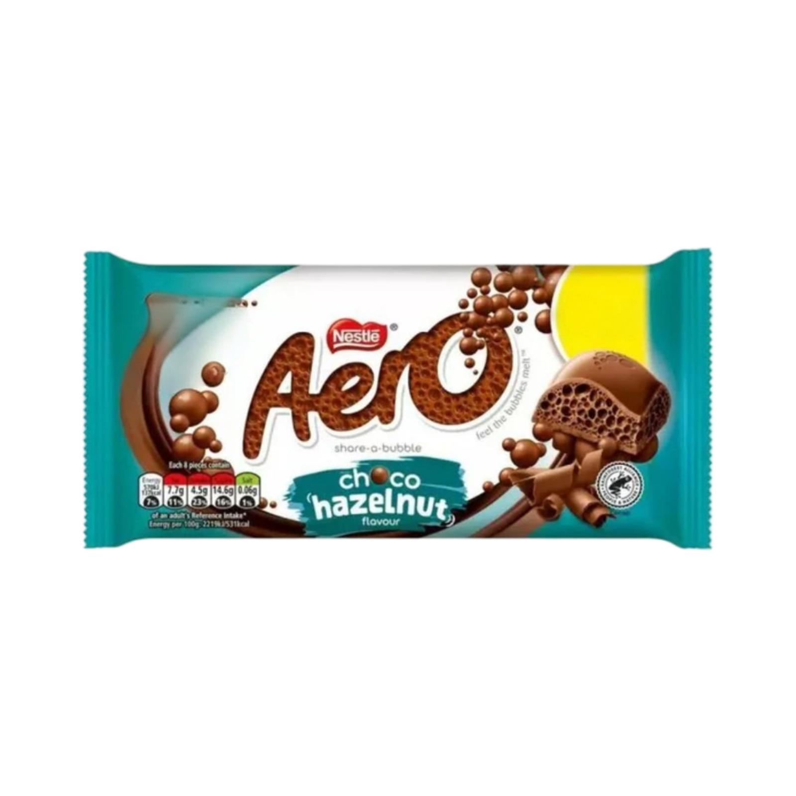 NESTLE AERO HAZELNUT BAR 90g