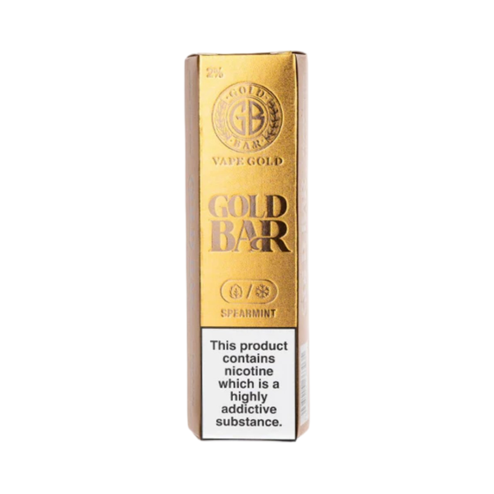 GOLD BAR SPEARMINT DISPOSABLE VAPE