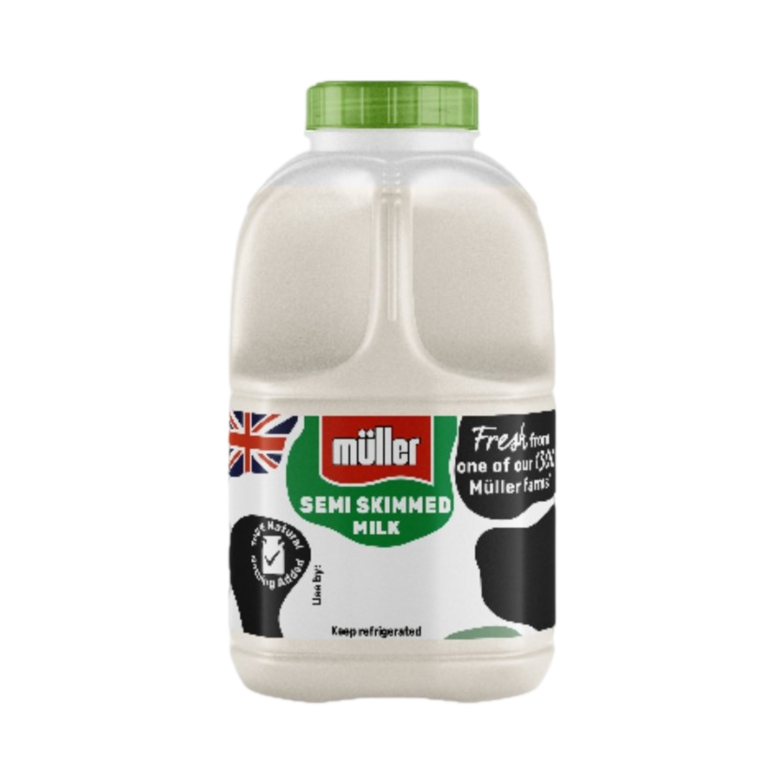 MULLER SEMI SKIMMED MILK 568ml