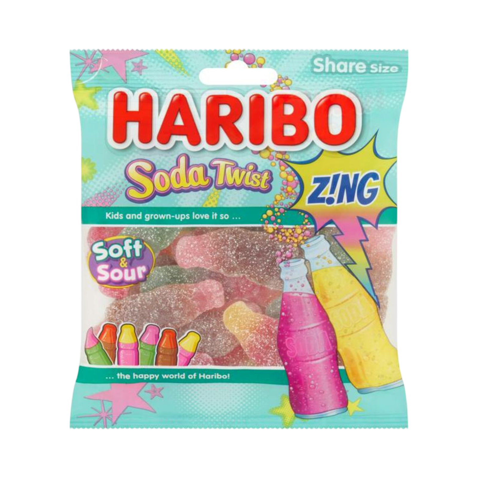 HARIBO SODA TWIST 160g PACKET