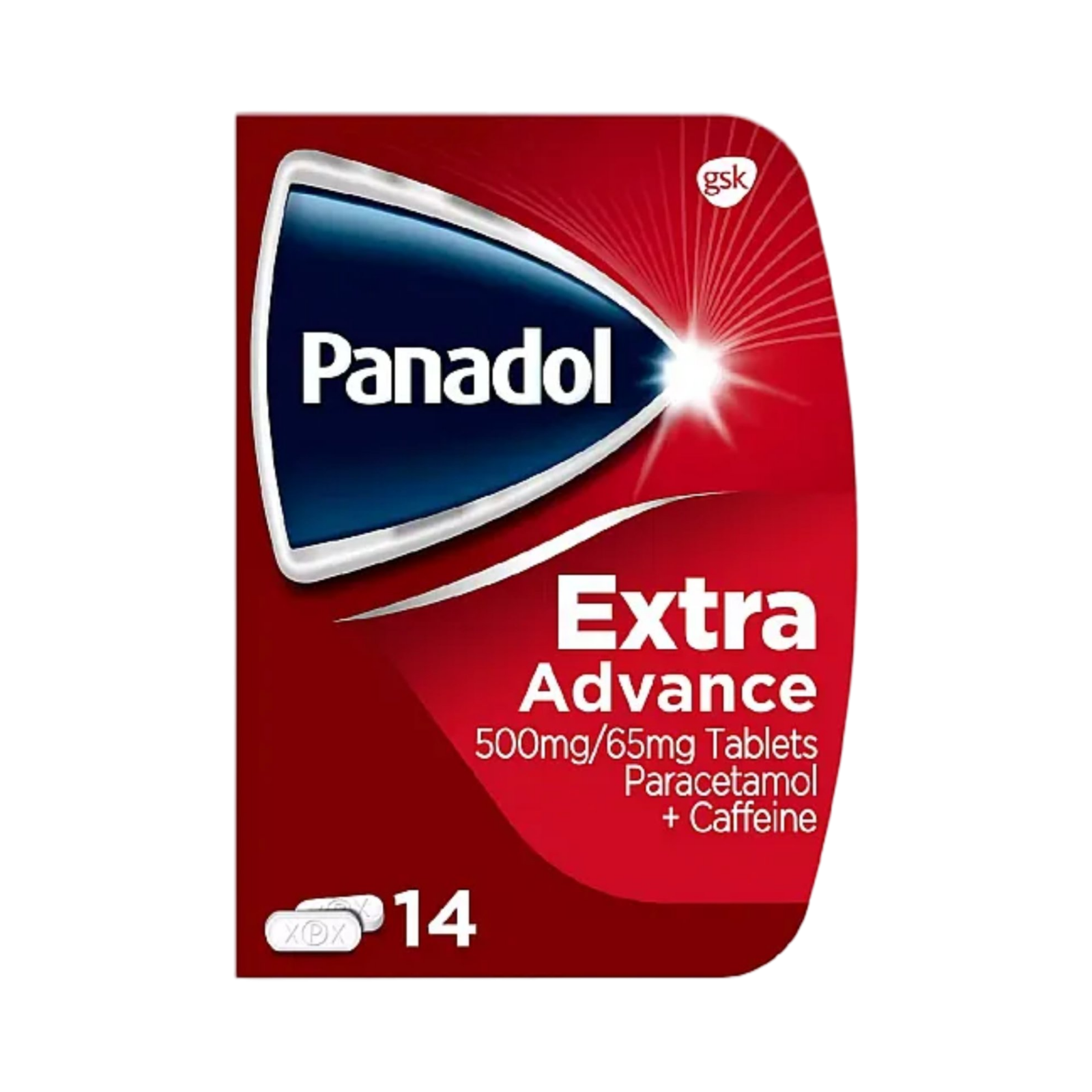 PANADOL EXTRA ADVANCE PARACETAMOL 14 TABLETS