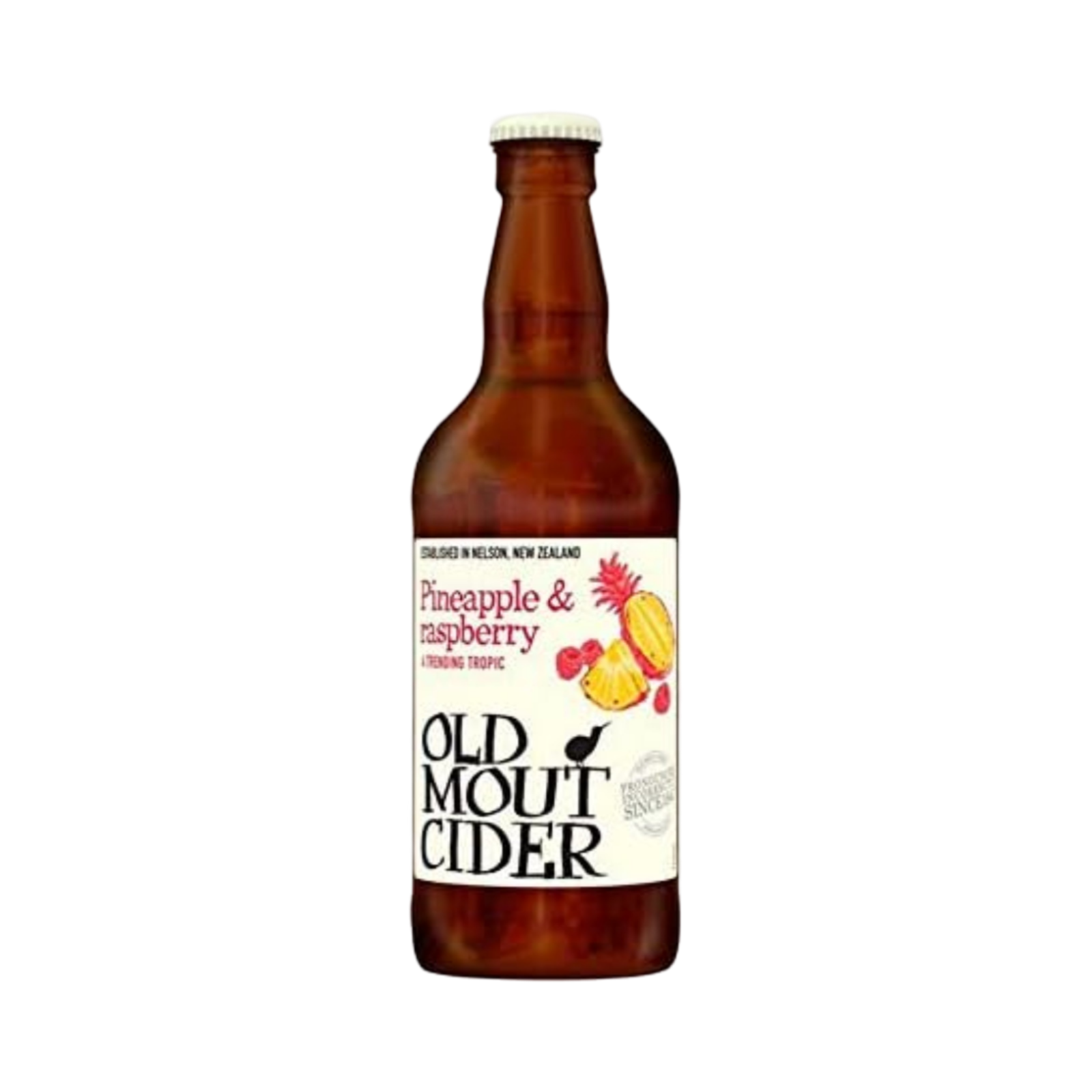 OLD MOUT CIDER PINEAPPLE & RASPBERRY FLAVOUR 500ml BOTTLE