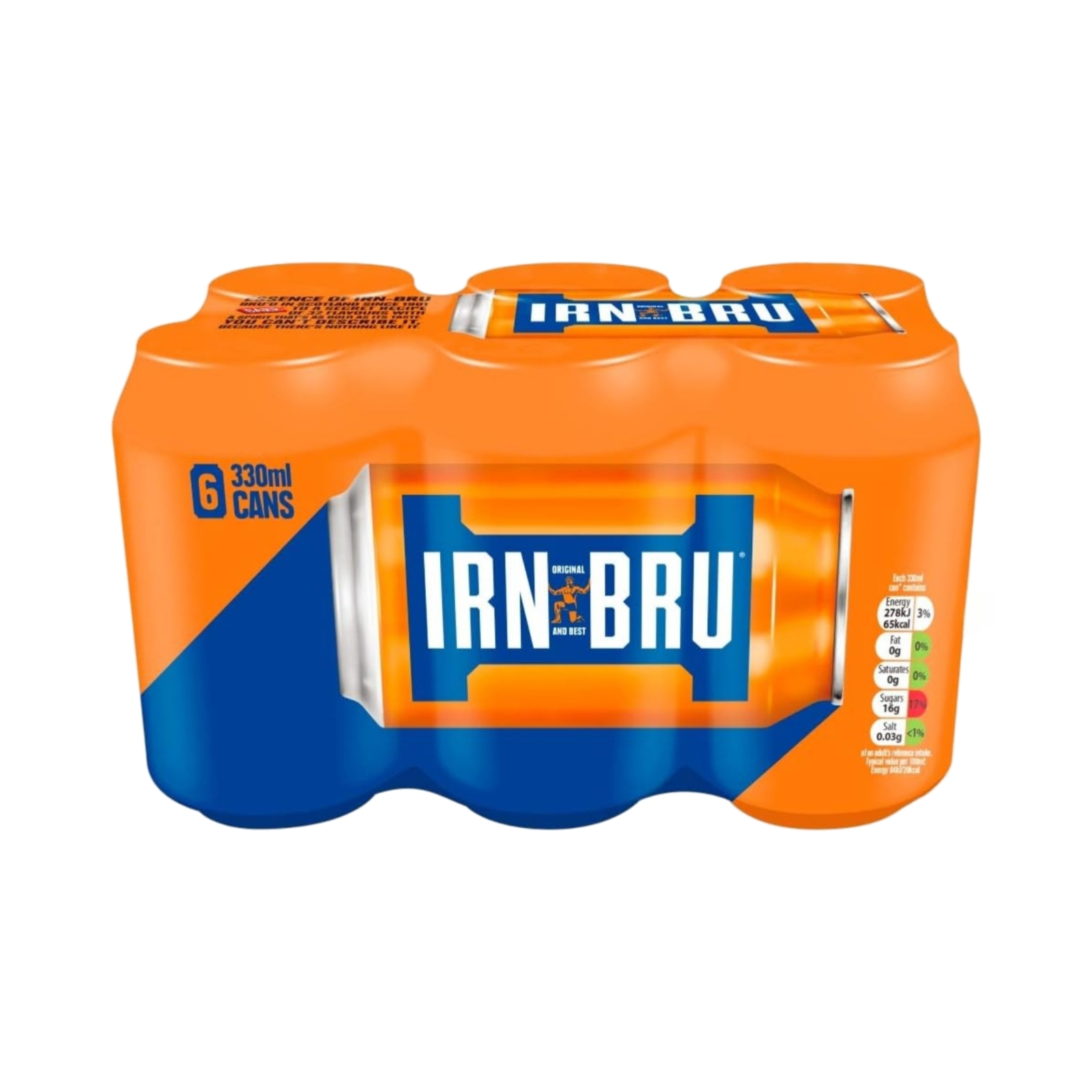 IRN-BRU ORIGINAL 6 x 330ml CAN