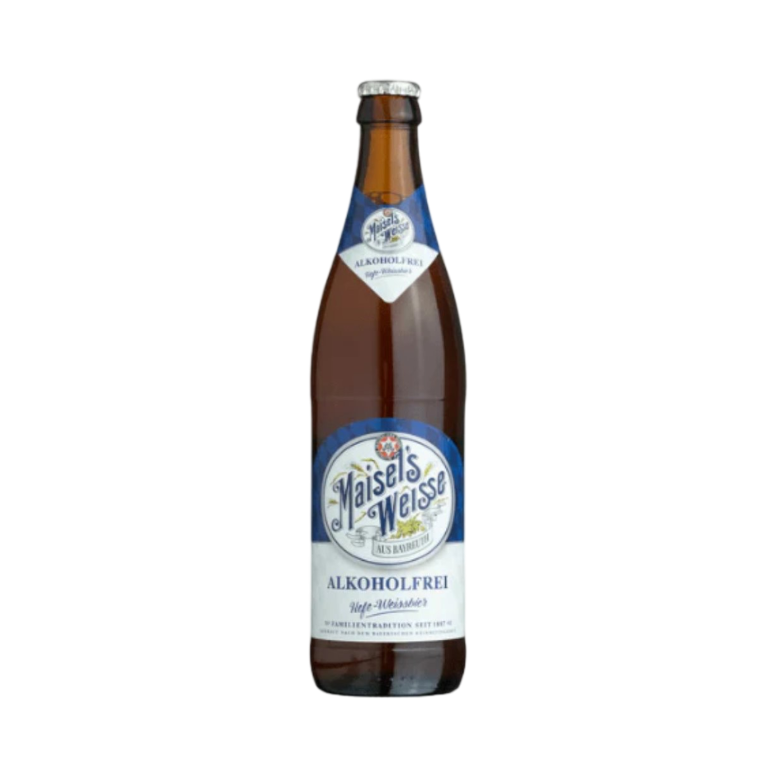 MAISEL'S WEISSE HEFE WEISSBIER ALCOHOL FREE 500ml BOTTLE