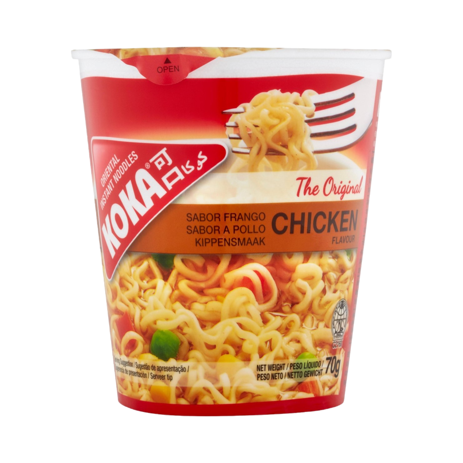 KOKA NOODLES CHICKEN FLAVOUR  70g