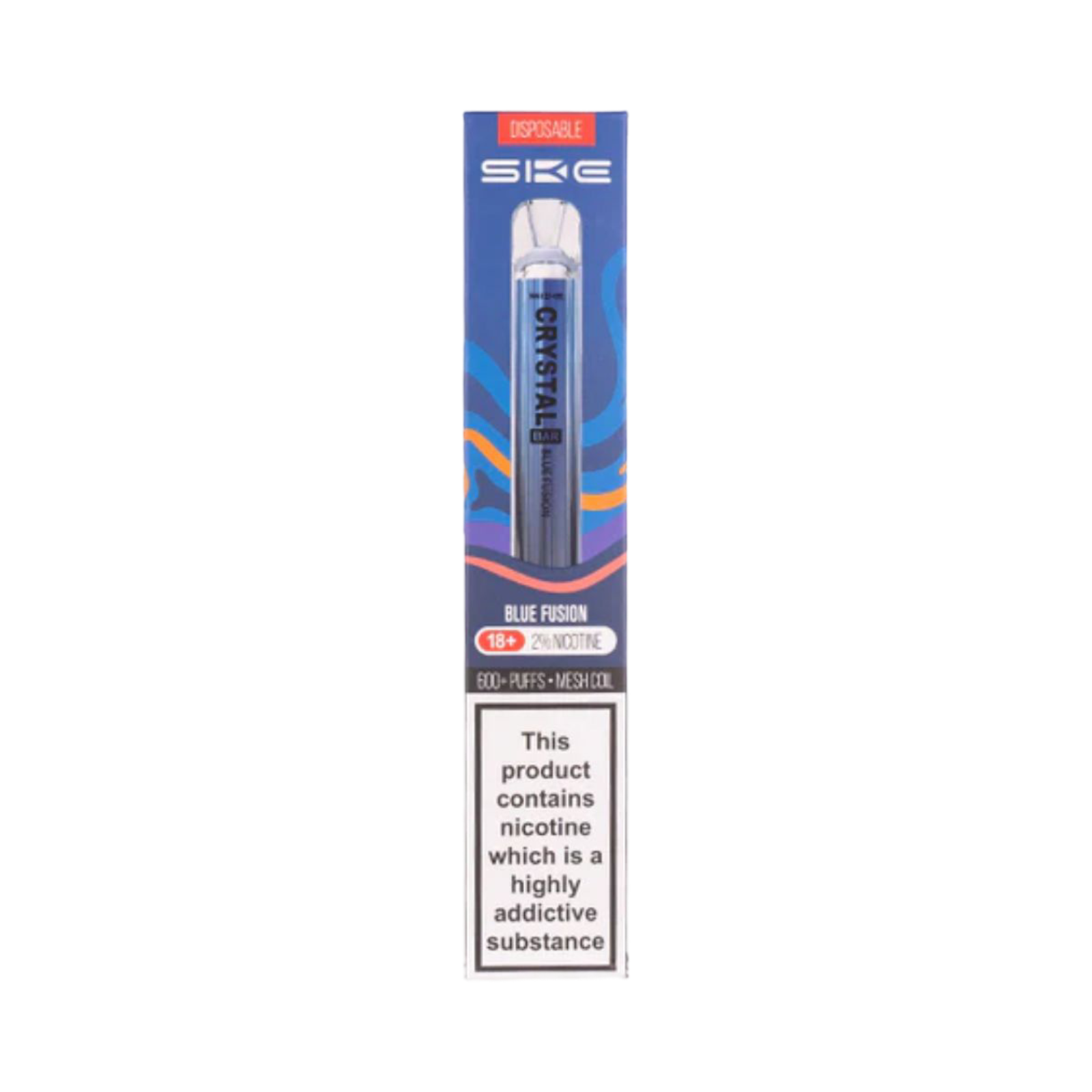 CRYSTAL BAR BLUE FUSION DISPOSABLE VAPE