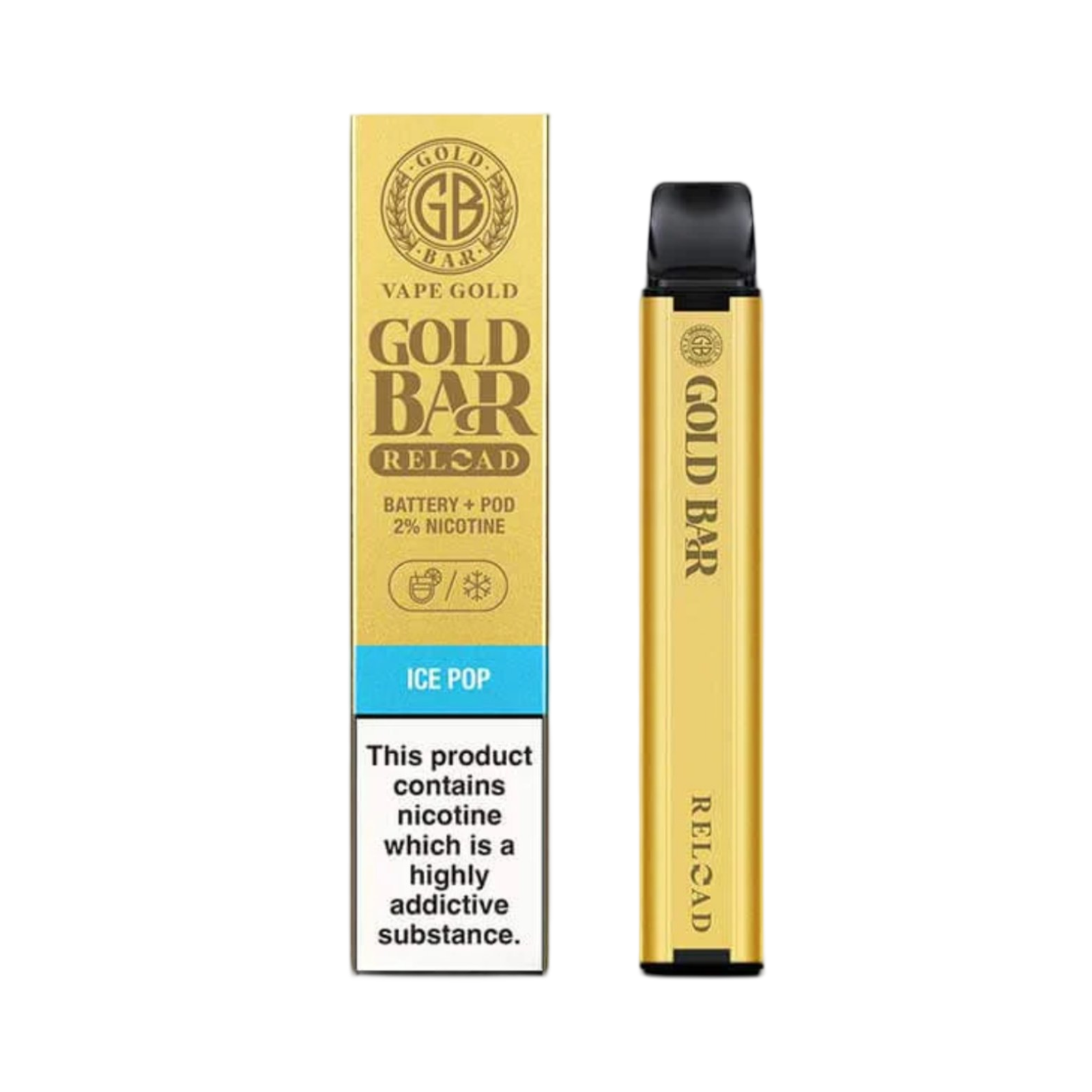 GOLD BAR RELOAD ICE POP FLAVOUR