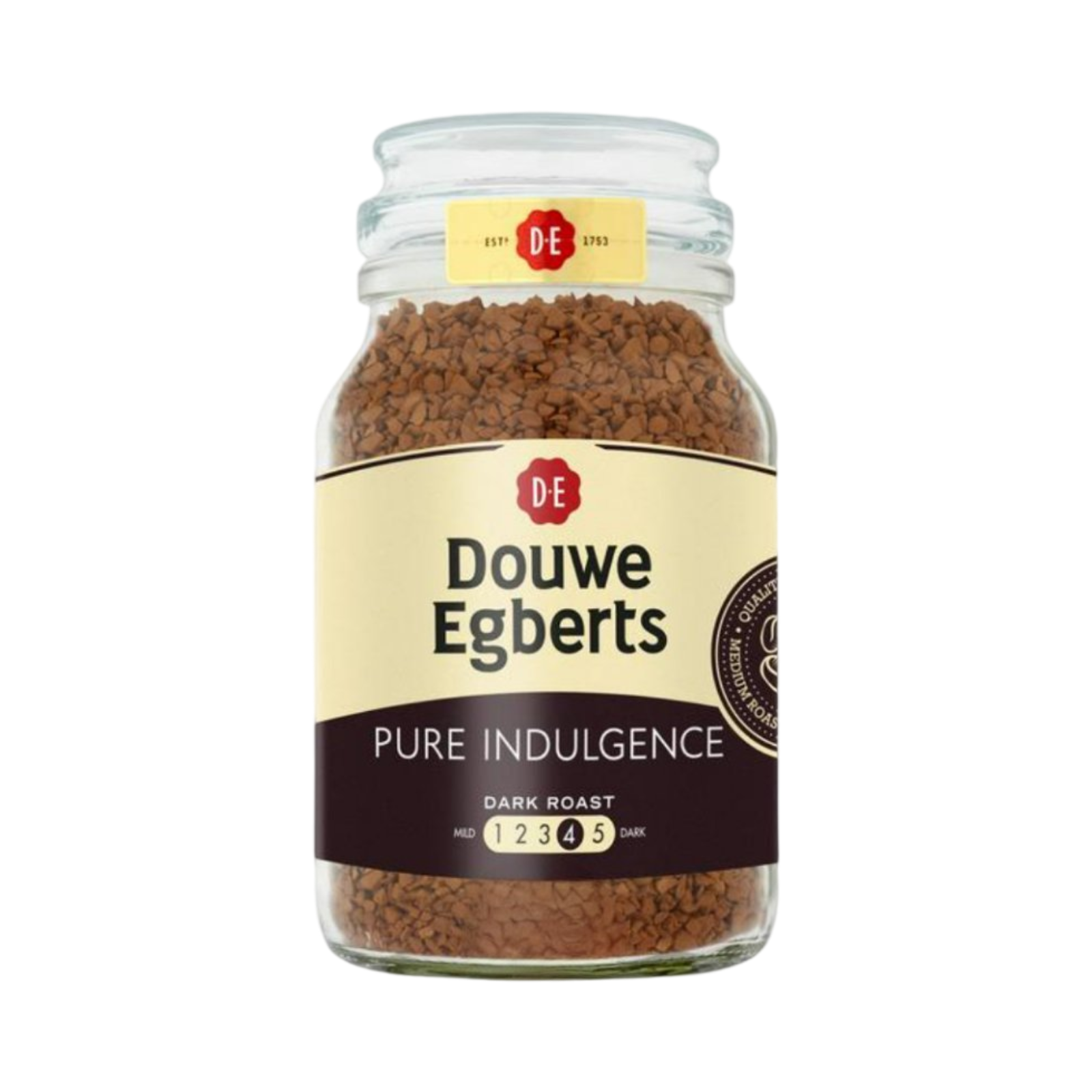 DOUWE EGBERTS PURE INDULGENCE DARK ROAST COFFEE 95g