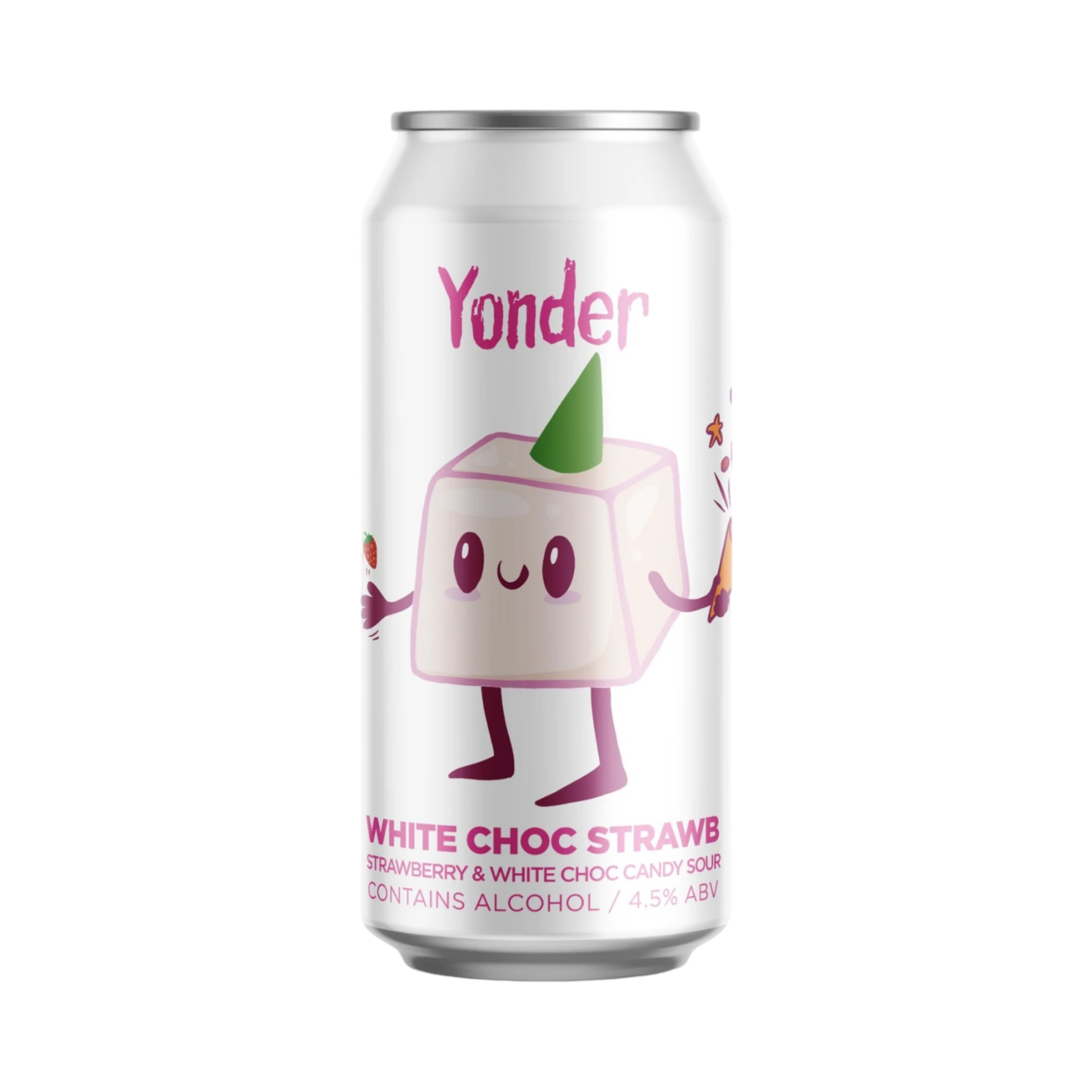 YONDER BREWING WHITE CHOCOLATE STRAWBERRY SOUR 440ml CAN