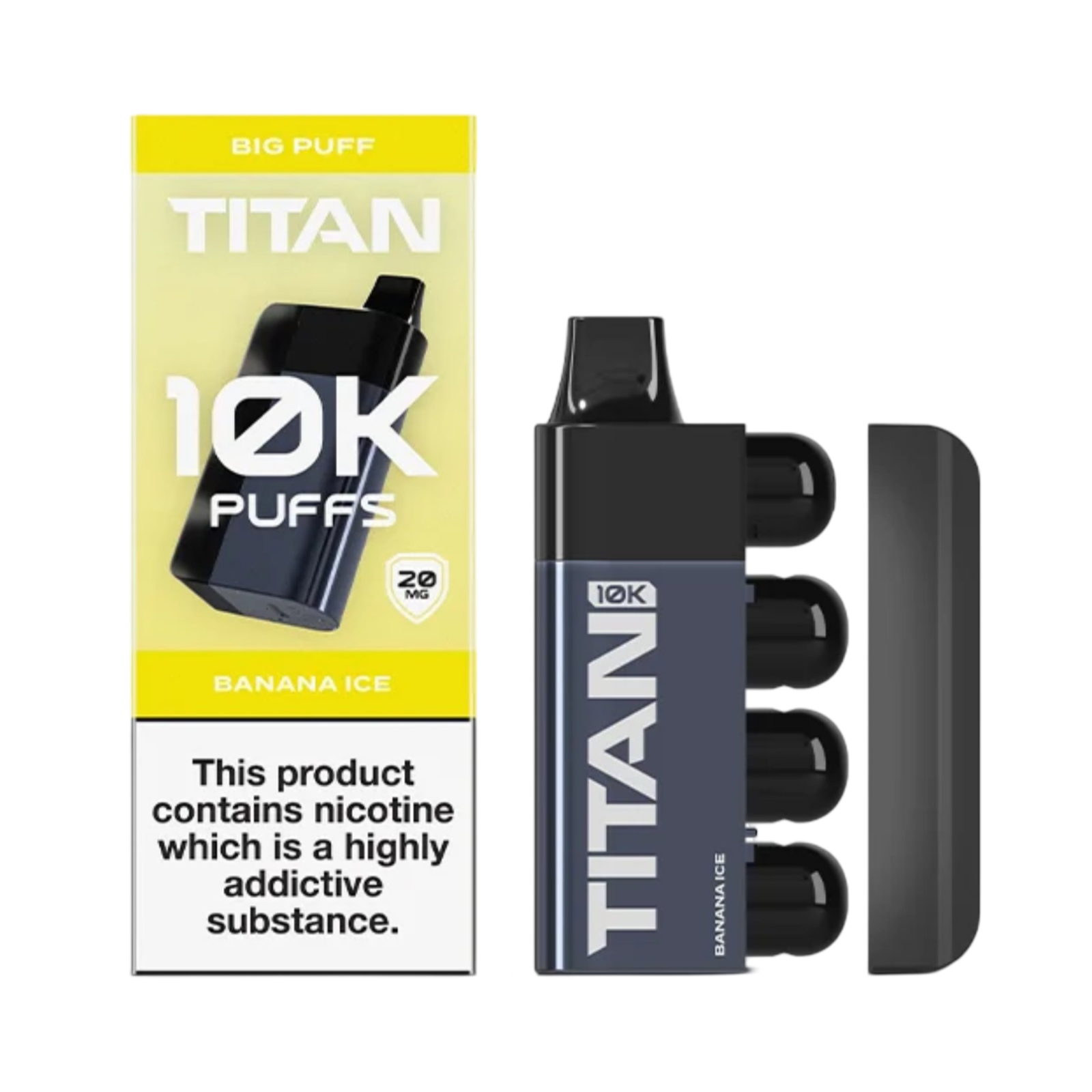 TITAN 10K PUFFS BANANA ICE FLAVOUR