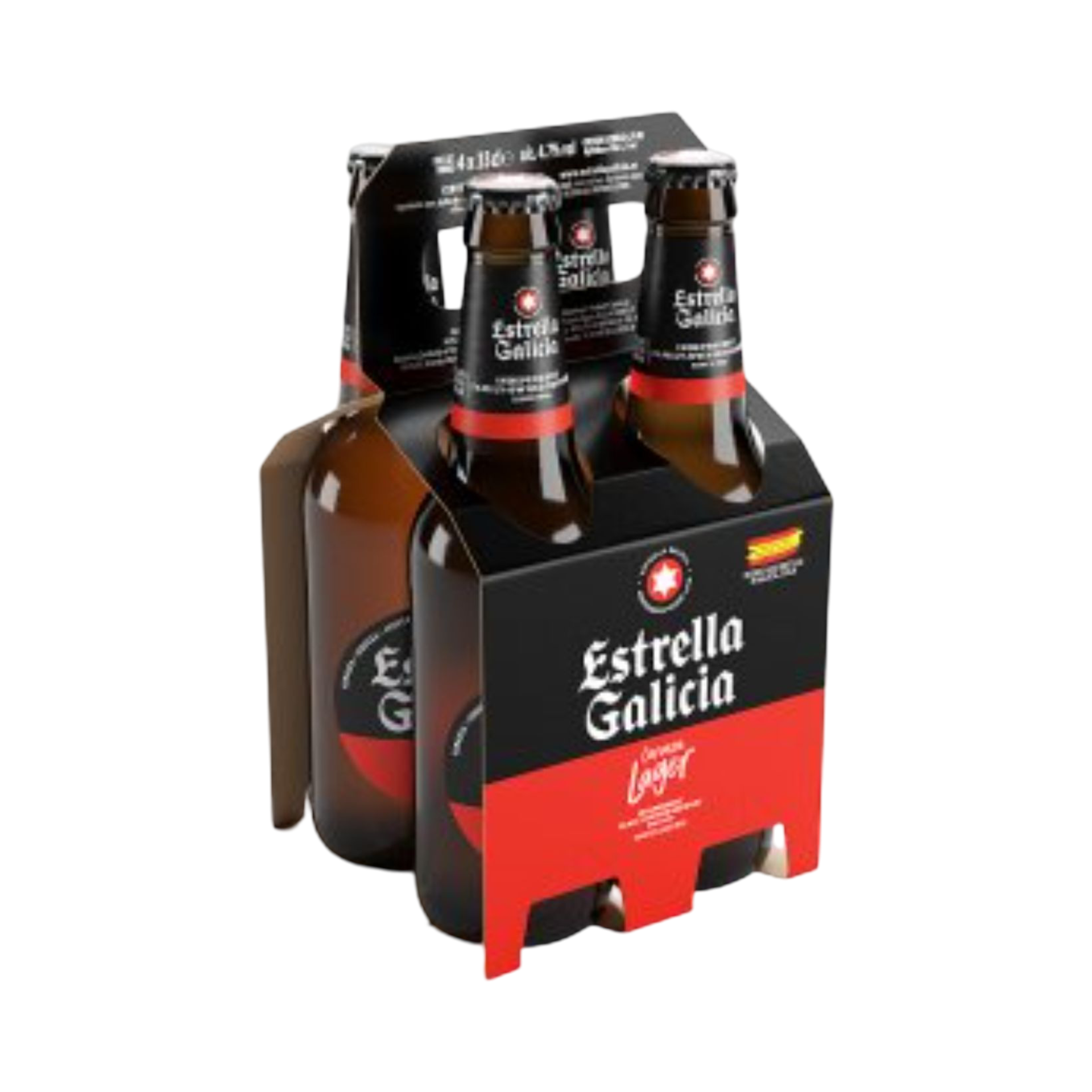 ESTRELLA GALICIA 4x330ml BOTTLES