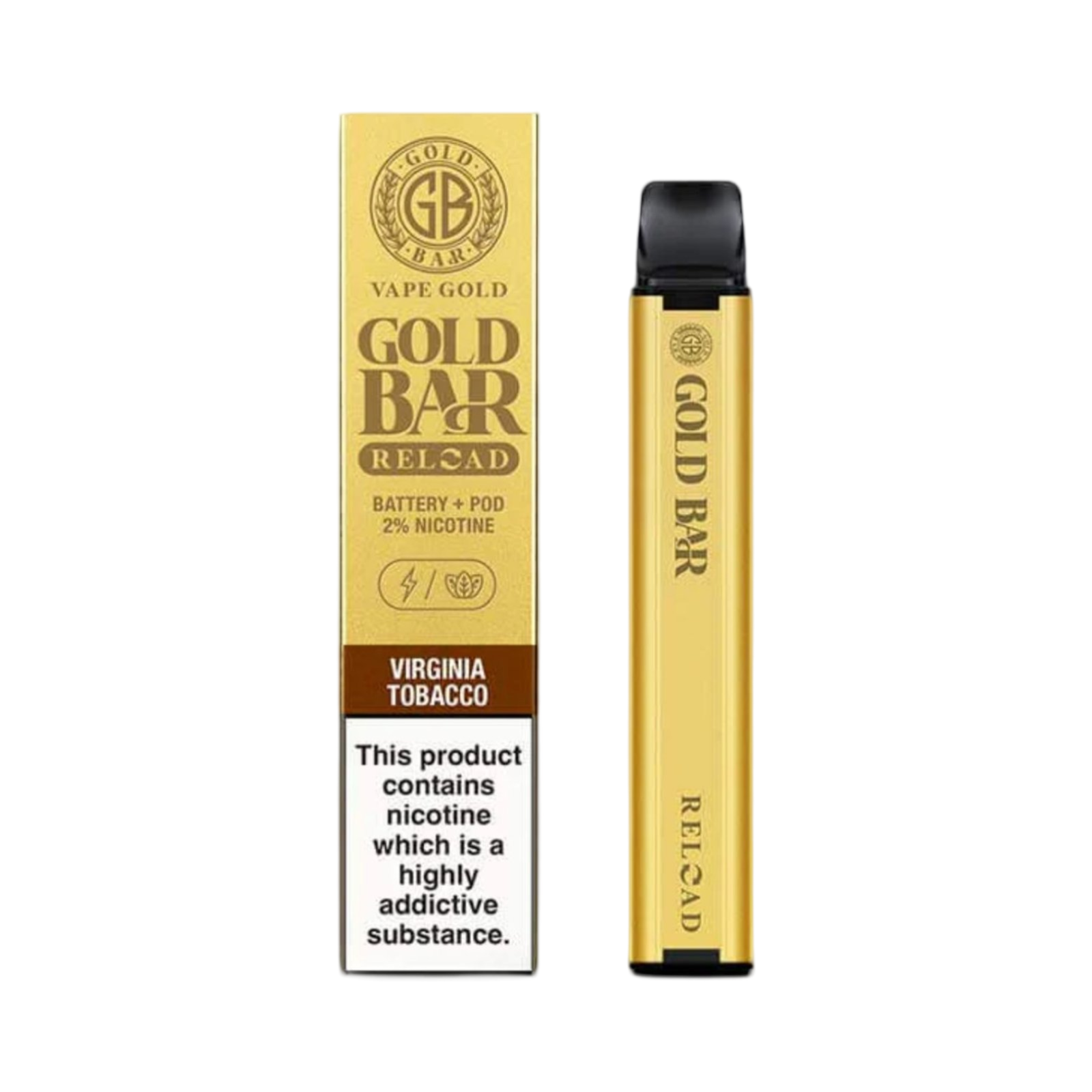 GOLD BAR RELOAD VIRGINIA TOBACCO FLAVOUR