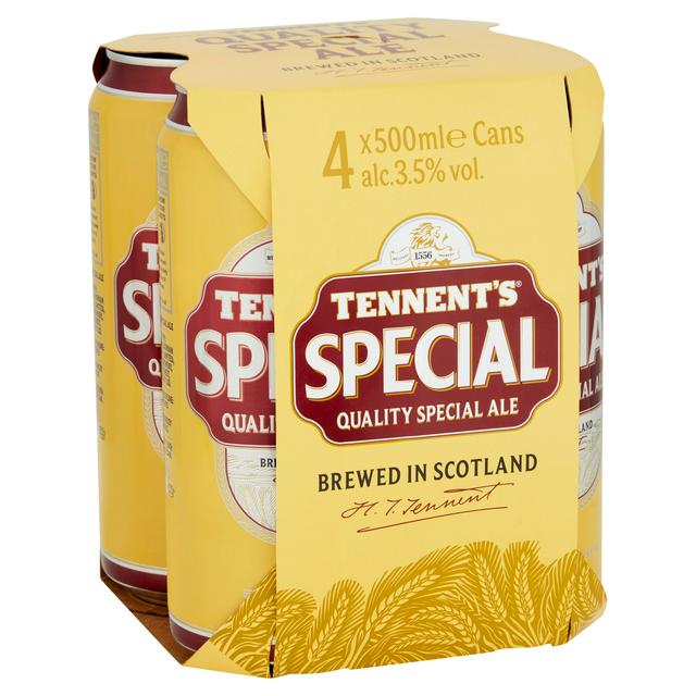 TENNENT'S SPECIAL ALE 4x500ml CANS