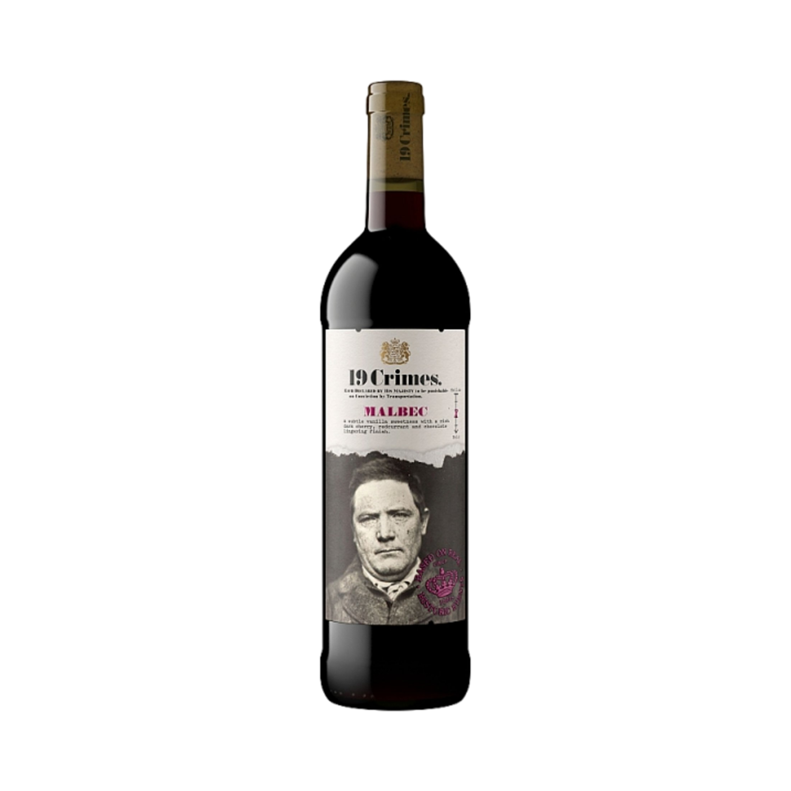 19 CRIME MALBEC 75cl BOTTLE