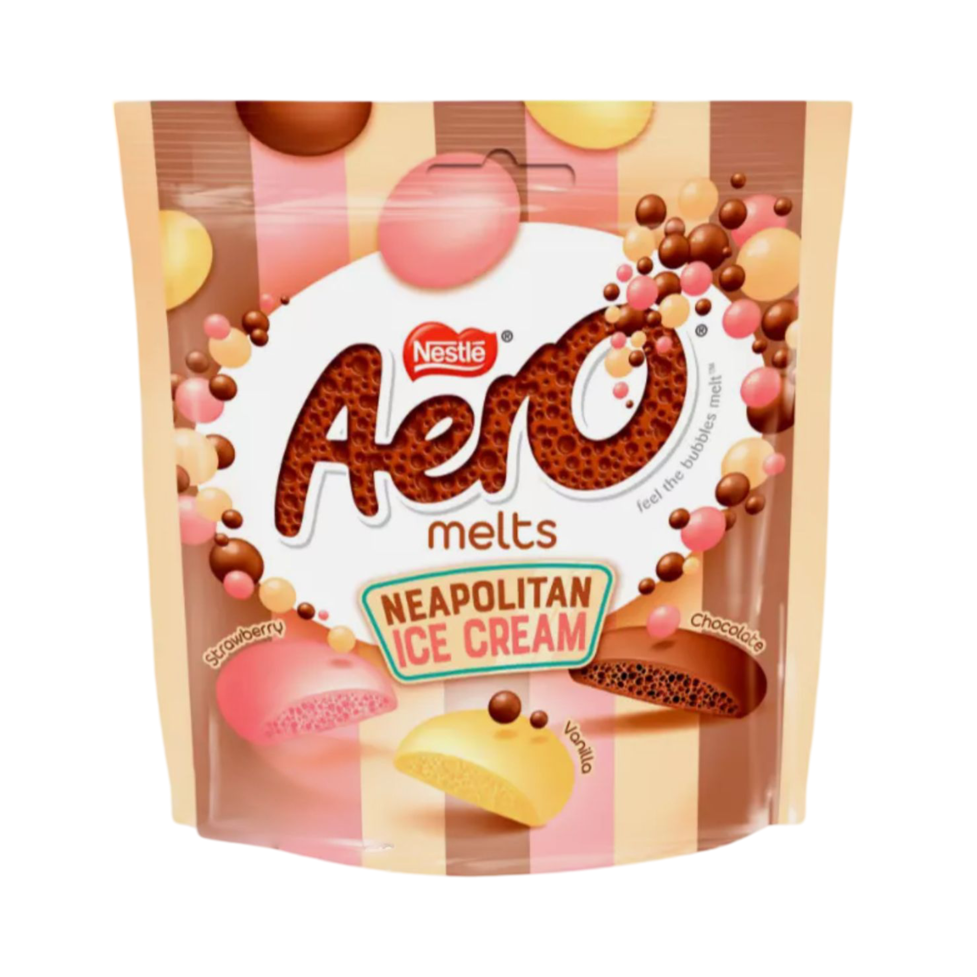 NESTLE AERO MELTS NEAPOLITAN ICE CREAM 86g