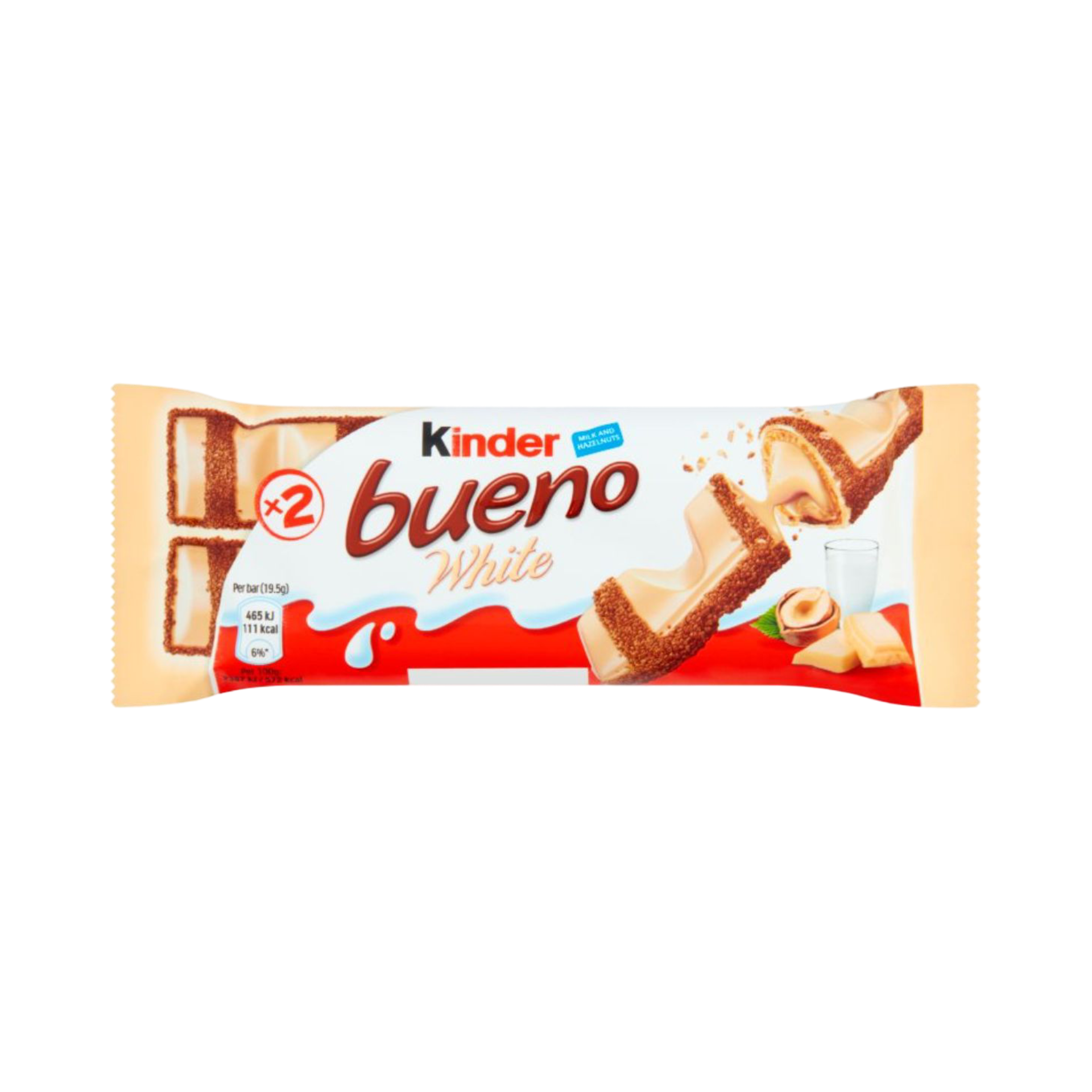 KINDER BUENO BAR WHITE CHOCOLATE 43g