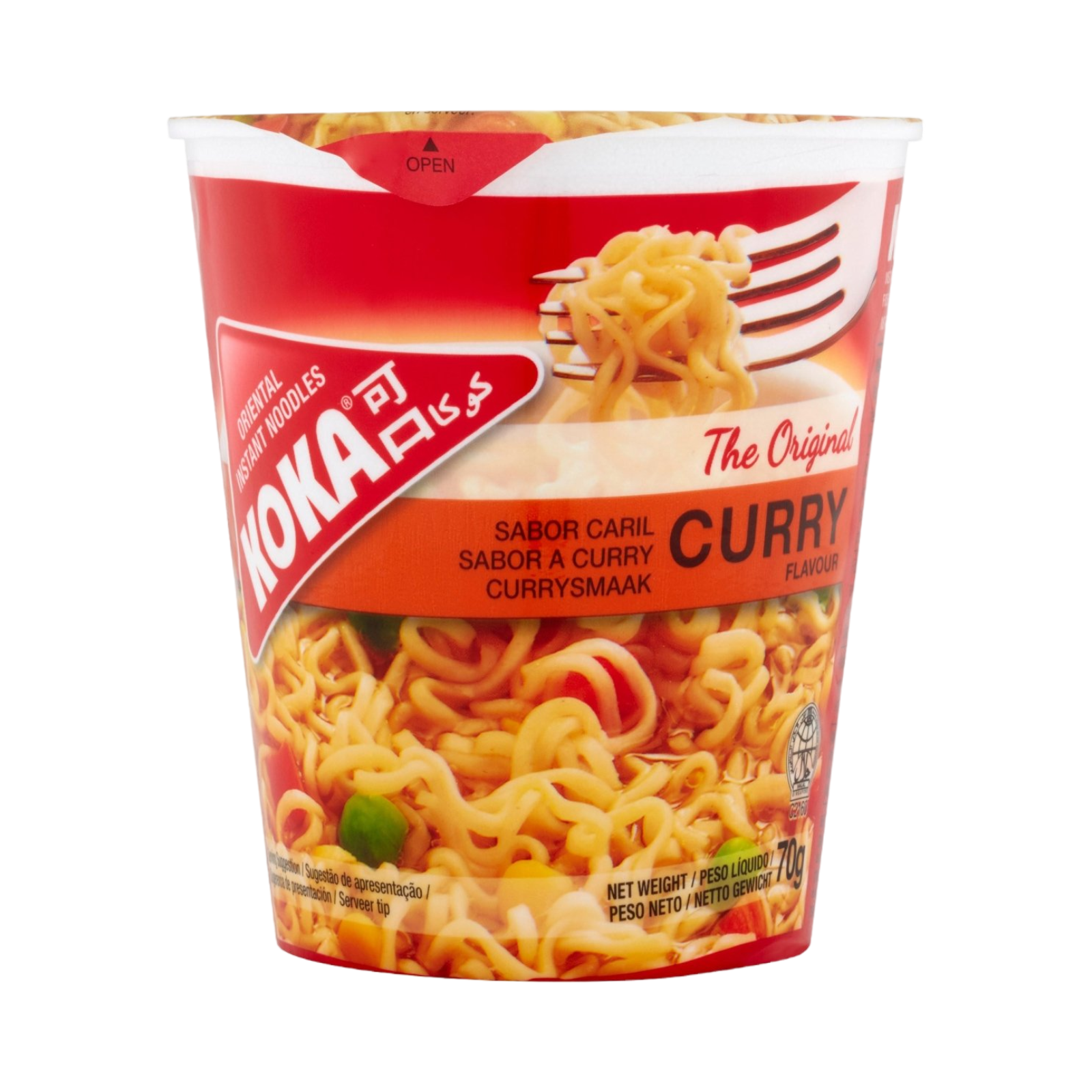 KOKA NOODLES CURRY FLAVOUR  70g