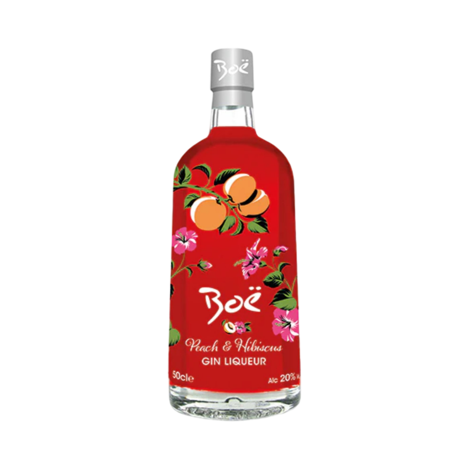 BOE SPICED PEACH & HIBISCUS GIN LIQUEUR 50cl BOTTLE