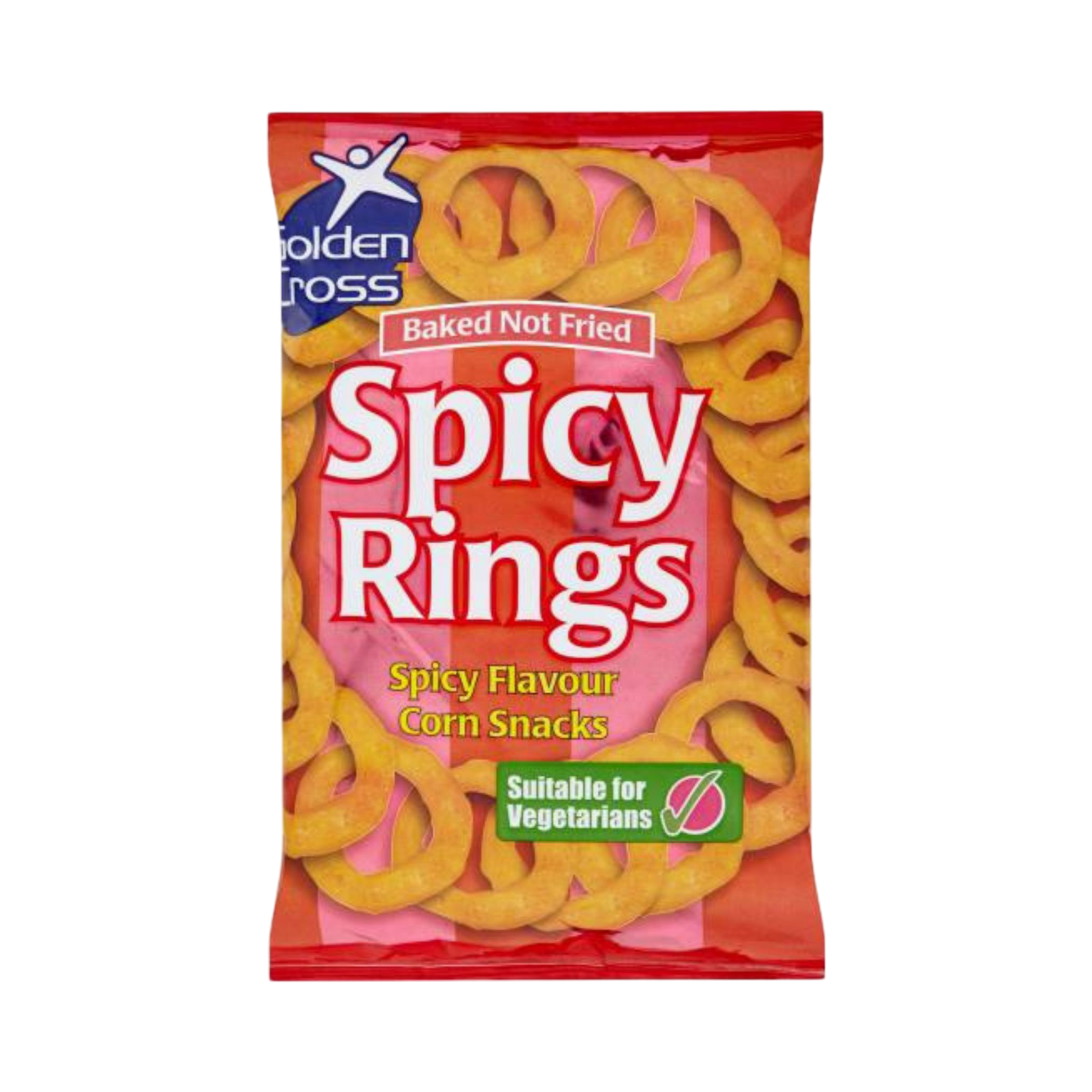 GOLDEN CROSS SPICY RINGS 150g PACKET